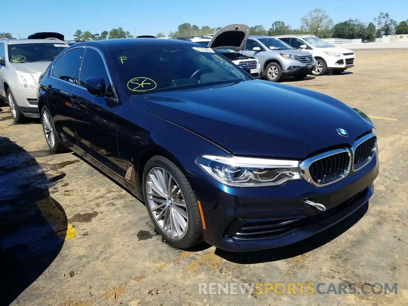 1 Photograph of a damaged car WBAJB1C52KB376814 BMW 5 SERIES 2019