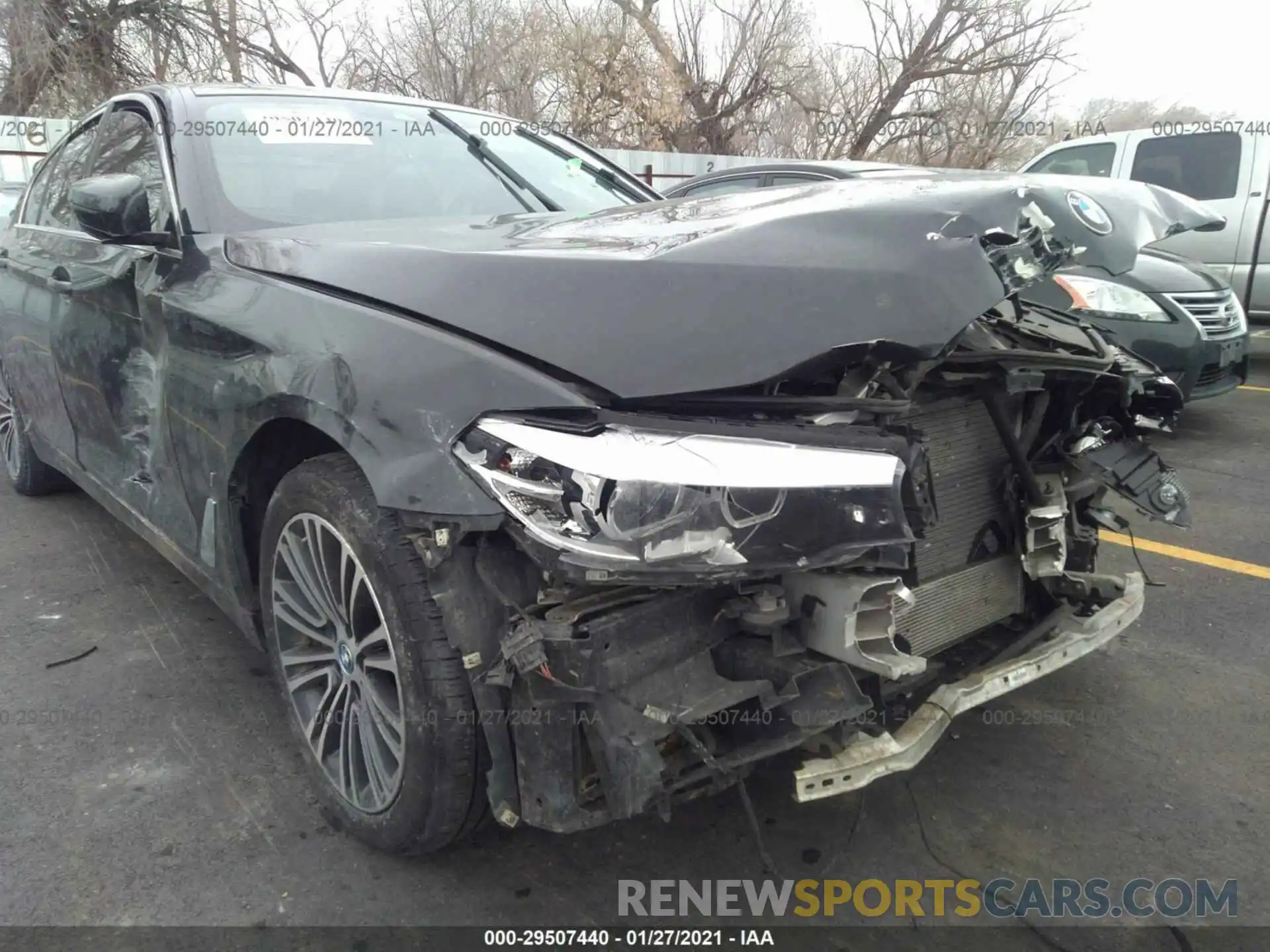 6 Photograph of a damaged car WBAJB1C53KB375218 BMW 5 SERIES 2019