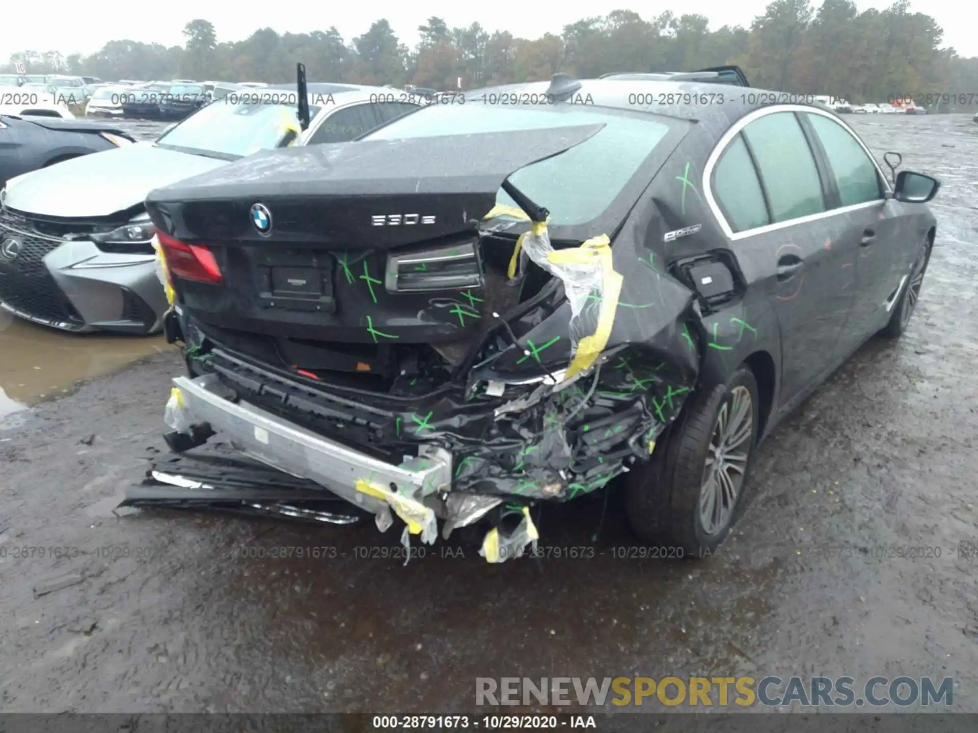 6 Фотография поврежденного автомобиля WBAJB1C57KB376470 BMW 5 SERIES 2019