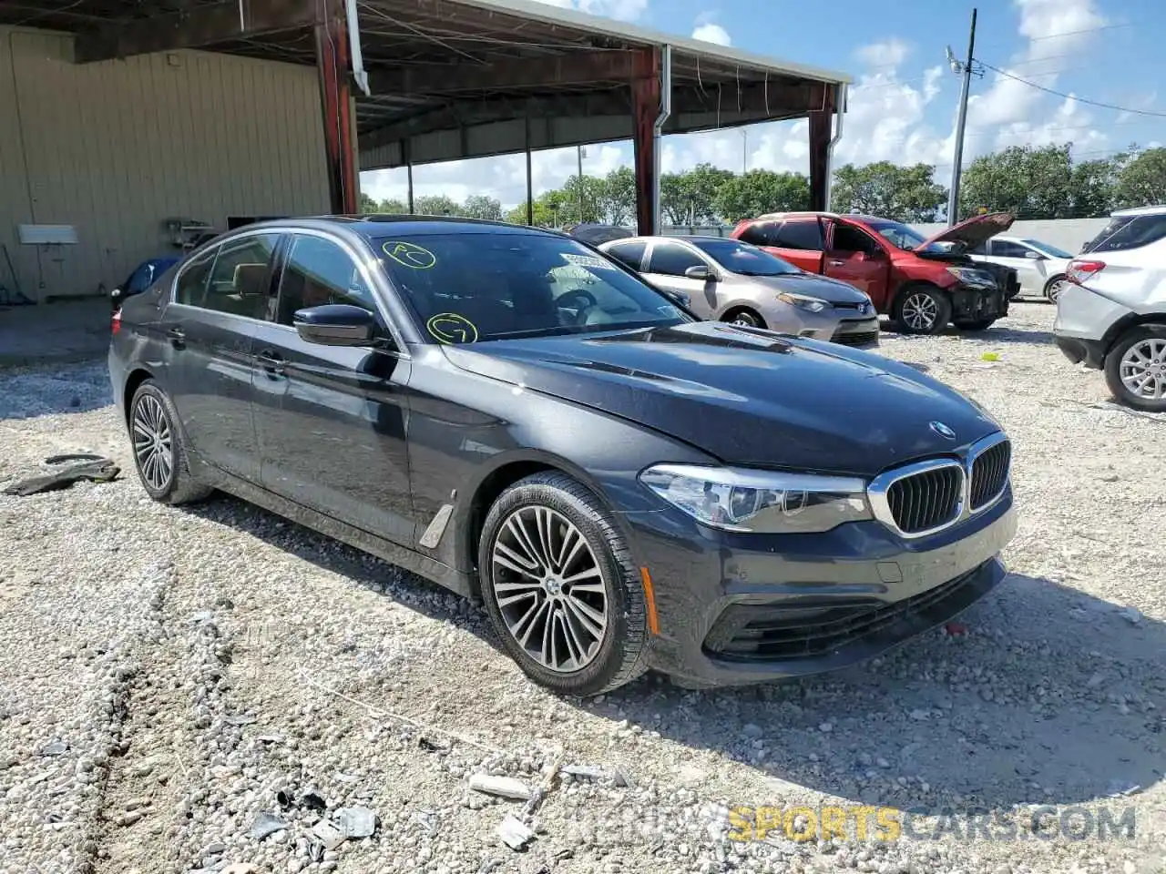 1 Photograph of a damaged car WBAJB1C58KB376753 BMW 5 SERIES 2019