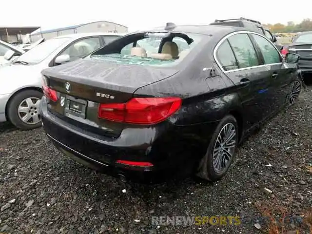4 Photograph of a damaged car WBAJB1C5XKB376852 BMW 5 SERIES 2019