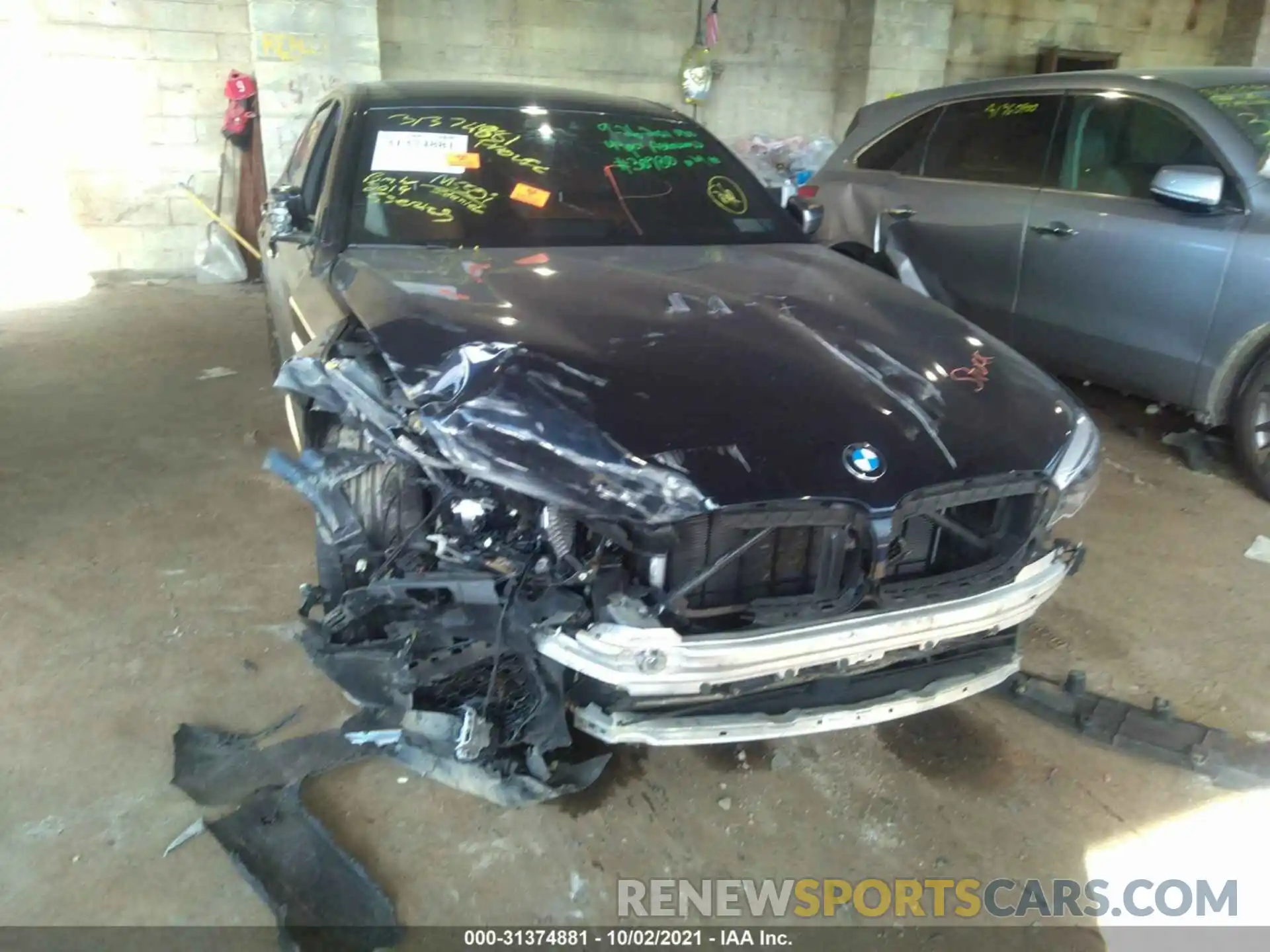 6 Photograph of a damaged car WBAJB9C55KB288225 BMW 5 SERIES 2019