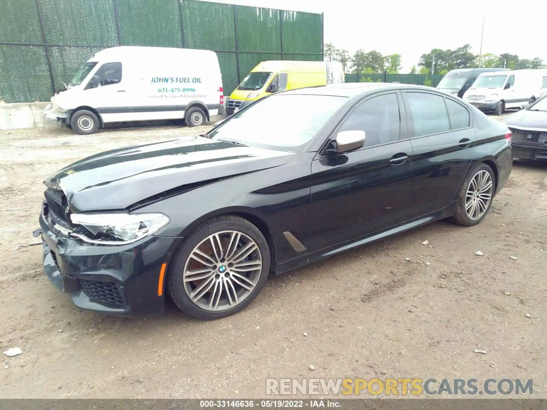 2 Photograph of a damaged car WBAJB9C55KB464724 BMW 5 SERIES 2019