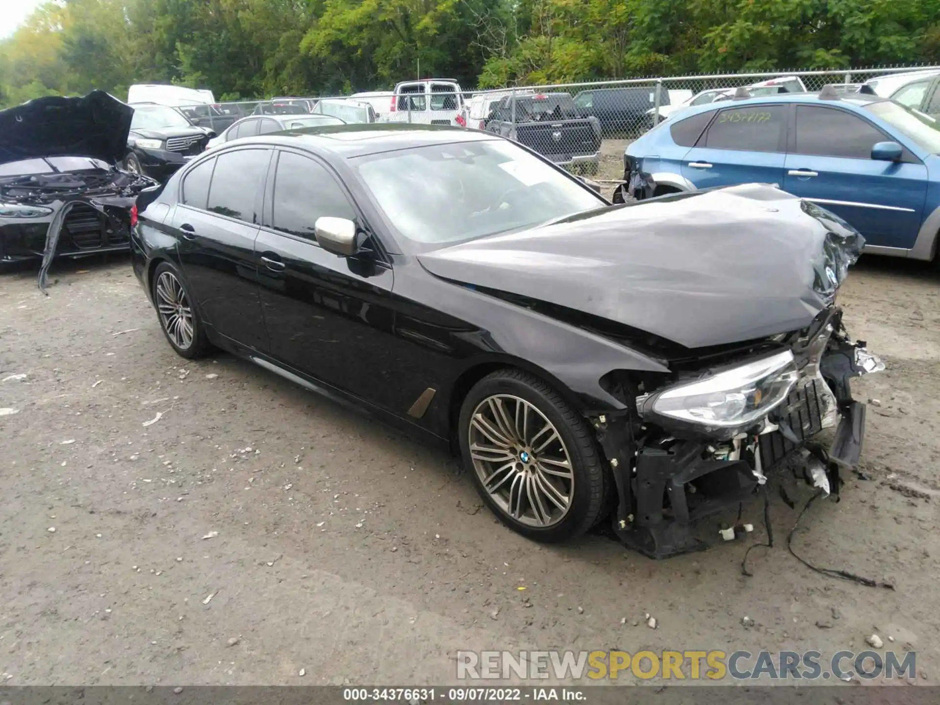 1 Photograph of a damaged car WBAJB9C55KB464755 BMW 5 SERIES 2019