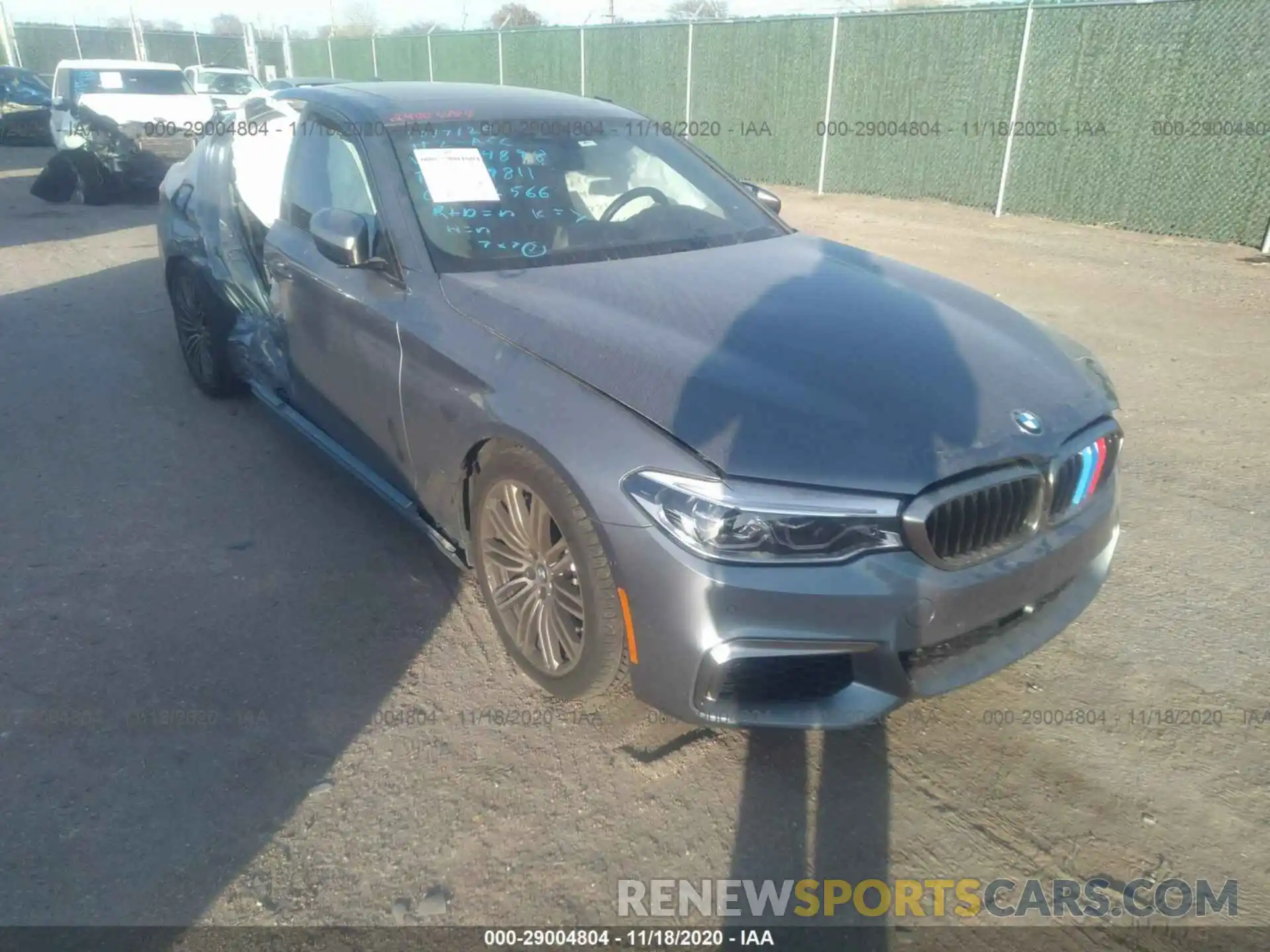 1 Photograph of a damaged car WBAJB9C55KB464898 BMW 5 SERIES 2019