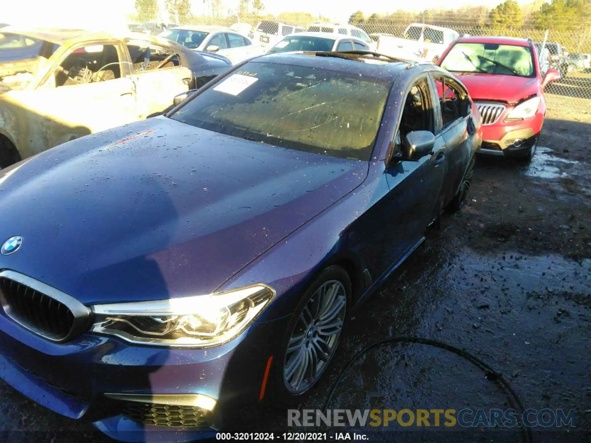 2 Photograph of a damaged car WBAJB9C56KB465106 BMW 5 SERIES 2019