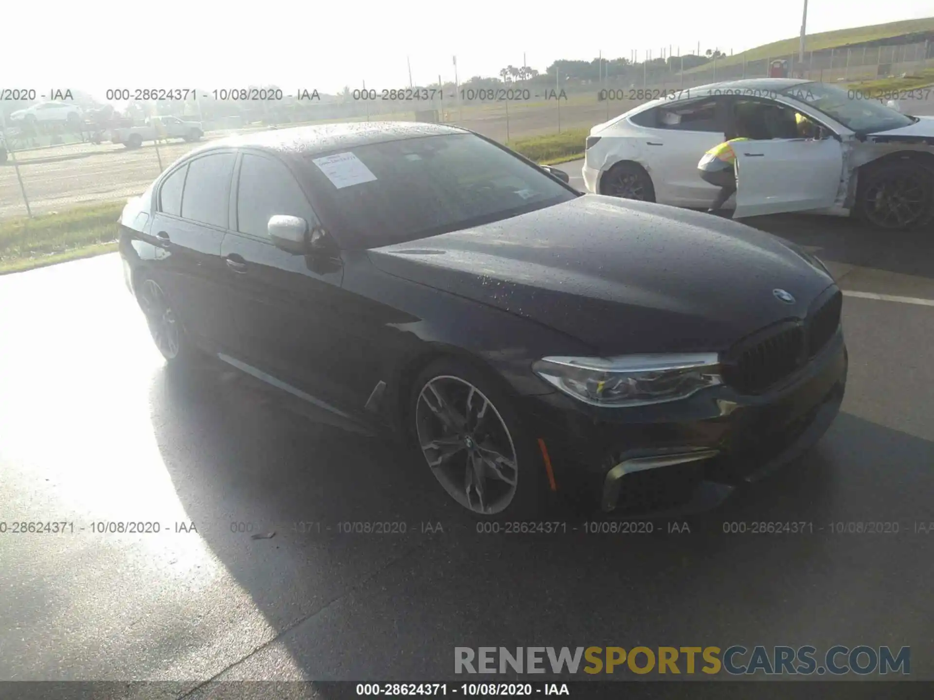 1 Photograph of a damaged car WBAJB9C57KB288405 BMW 5 SERIES 2019