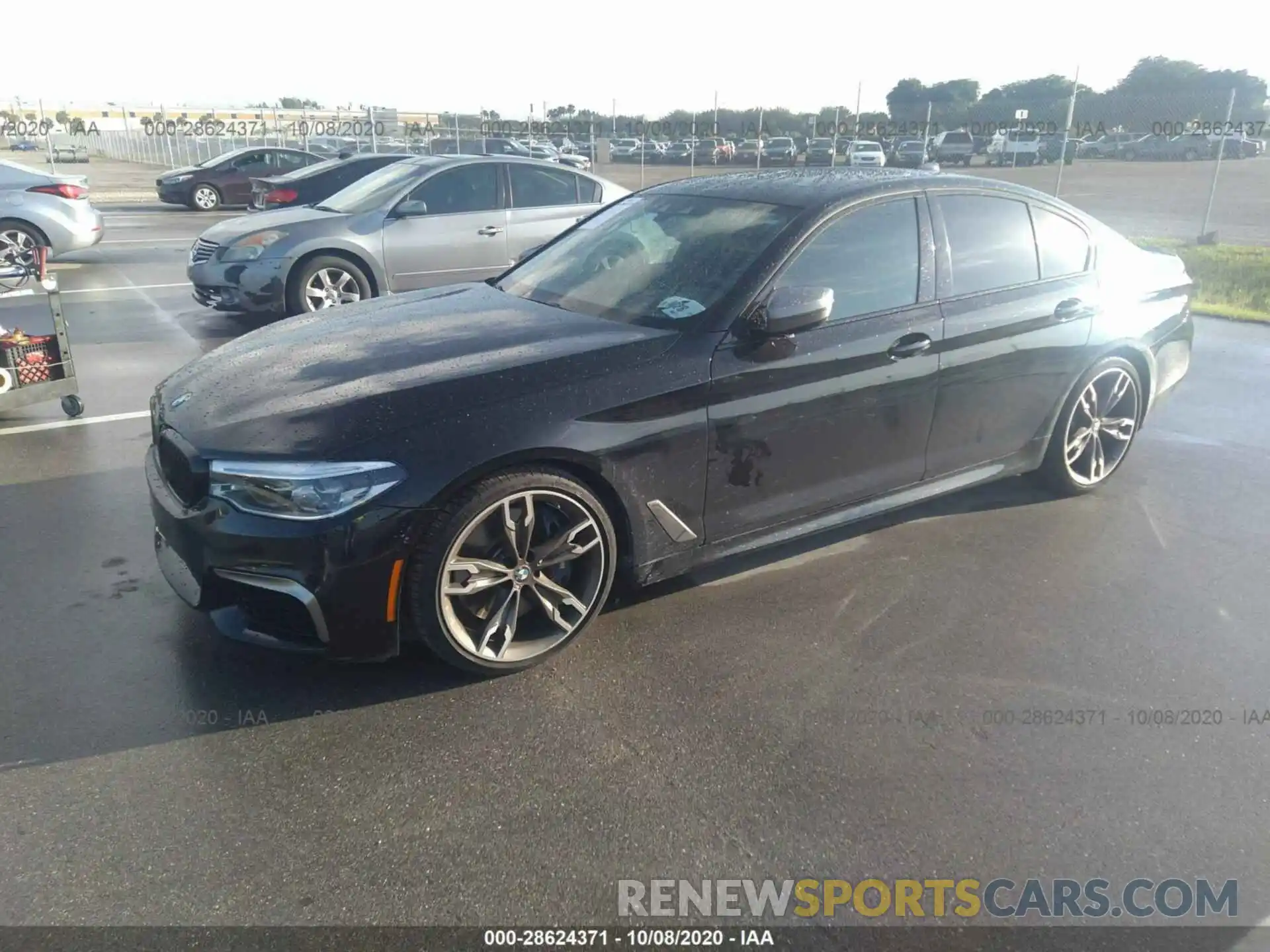 2 Photograph of a damaged car WBAJB9C57KB288405 BMW 5 SERIES 2019