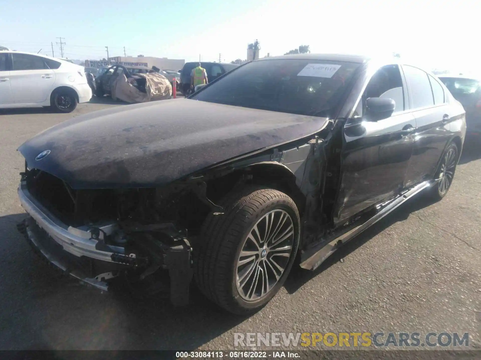 2 Photograph of a damaged car WBAJE5C50KWW03375 BMW 5 SERIES 2019