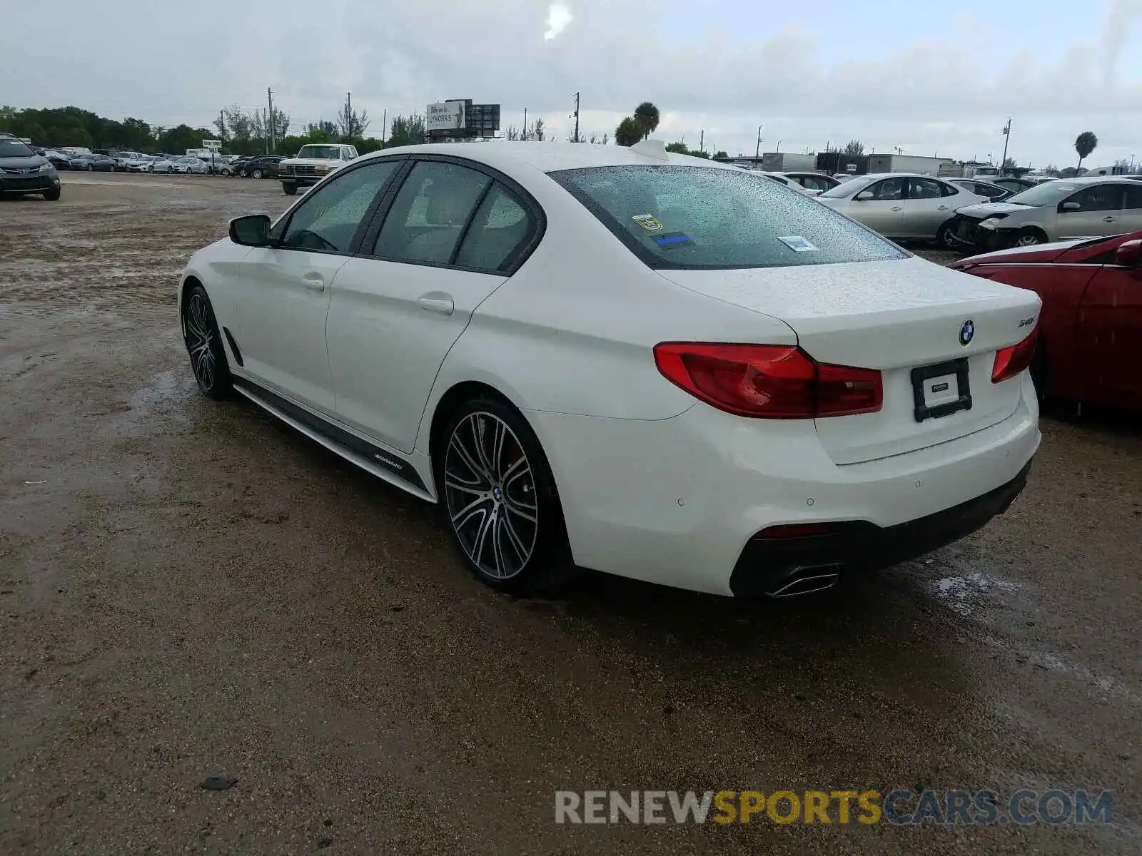 3 Photograph of a damaged car WBAJE5C50KWW14036 BMW 5 SERIES 2019