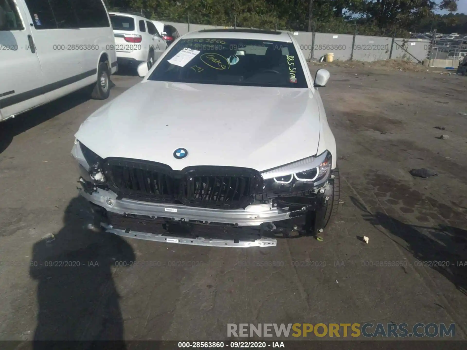 6 Фотография поврежденного автомобиля WBAJE5C50KWW15588 BMW 5 SERIES 2019