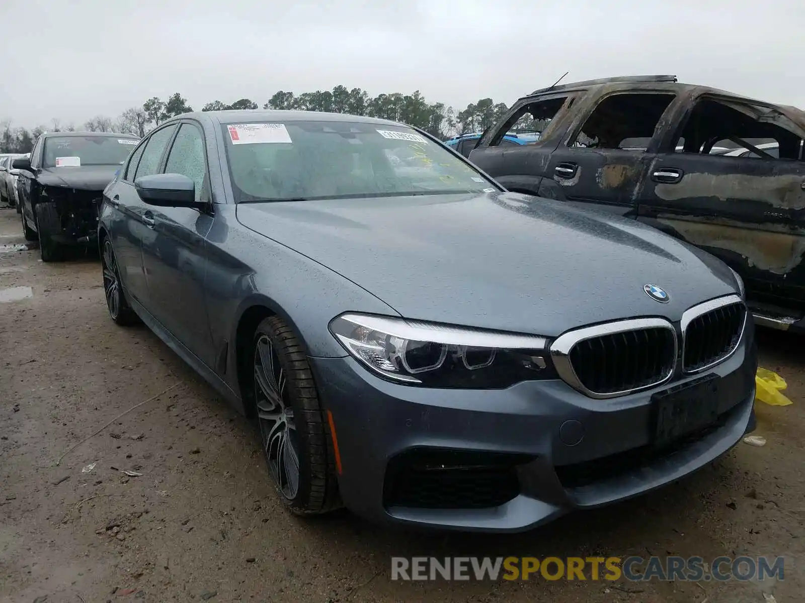 1 Photograph of a damaged car WBAJE5C50KWW18491 BMW 5 SERIES 2019