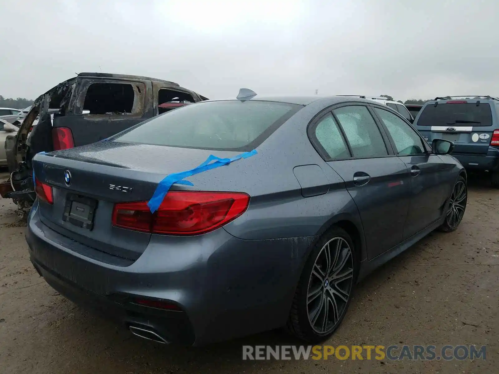 4 Photograph of a damaged car WBAJE5C50KWW18491 BMW 5 SERIES 2019