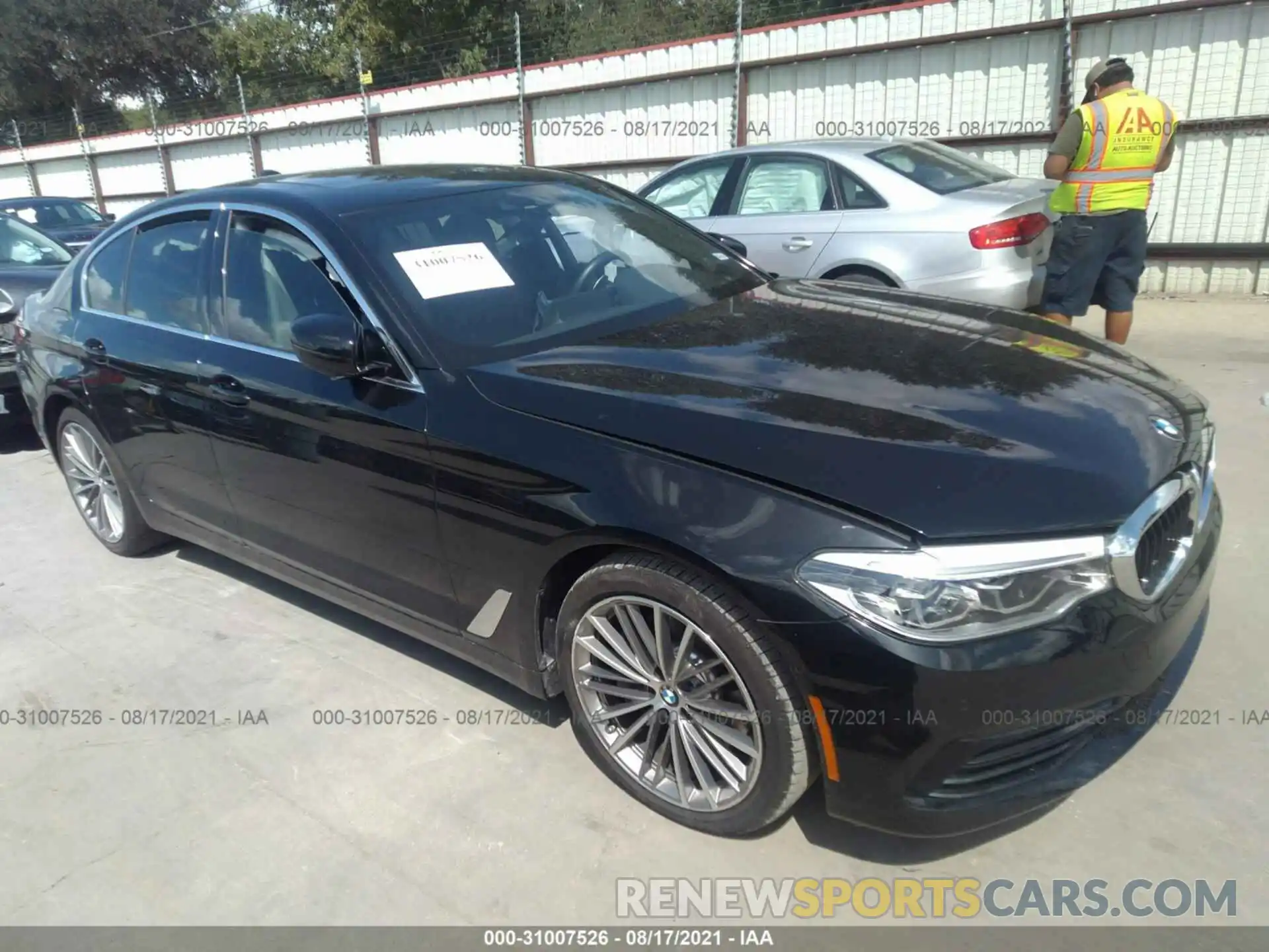 1 Photograph of a damaged car WBAJE5C51KG919426 BMW 5 SERIES 2019