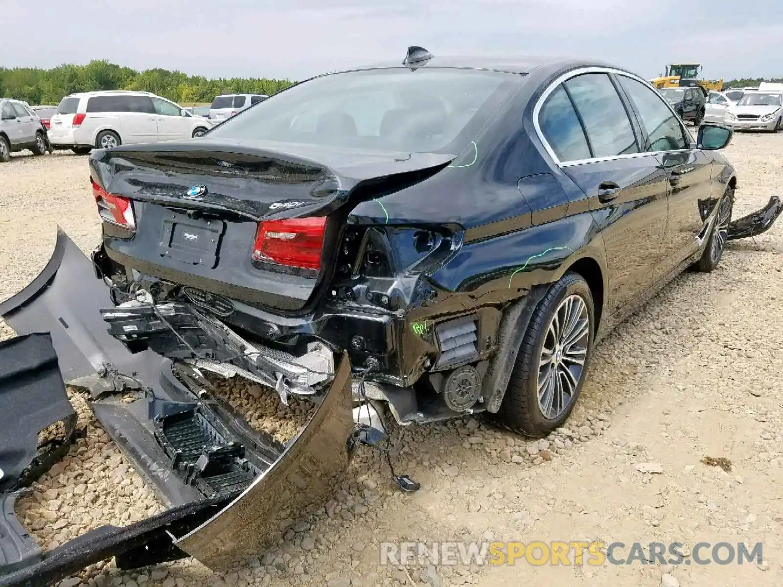 4 Photograph of a damaged car WBAJE5C51KWW17088 BMW 5 SERIES 2019