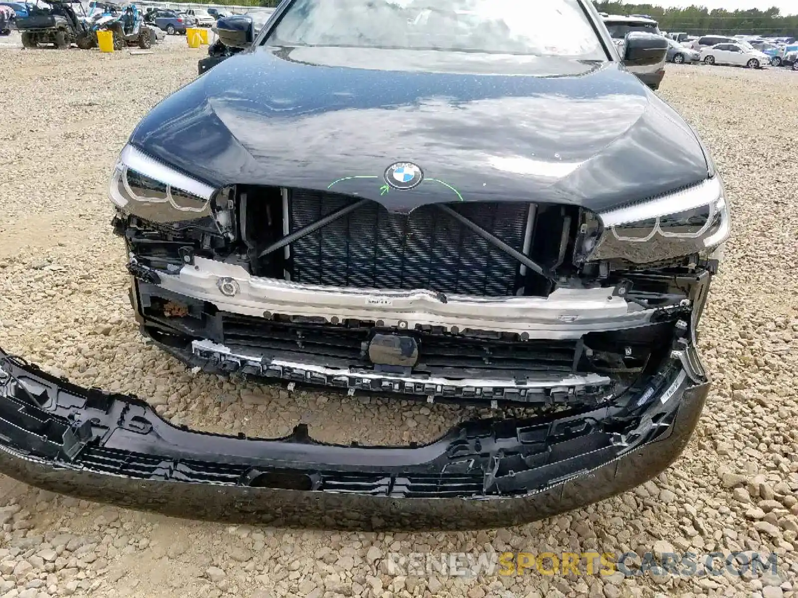 9 Photograph of a damaged car WBAJE5C51KWW17088 BMW 5 SERIES 2019