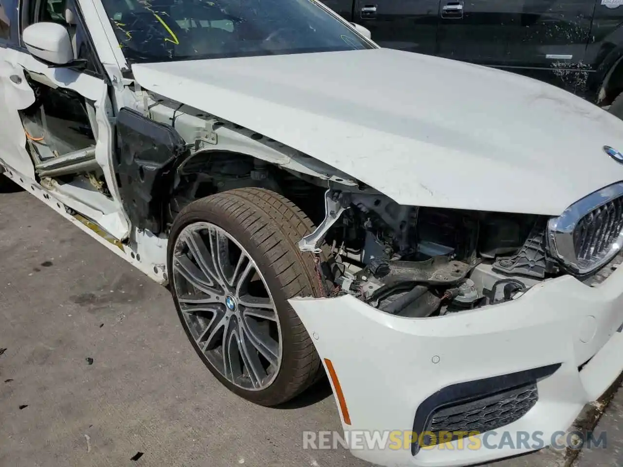 9 Photograph of a damaged car WBAJE5C51KWW26003 BMW 5 SERIES 2019