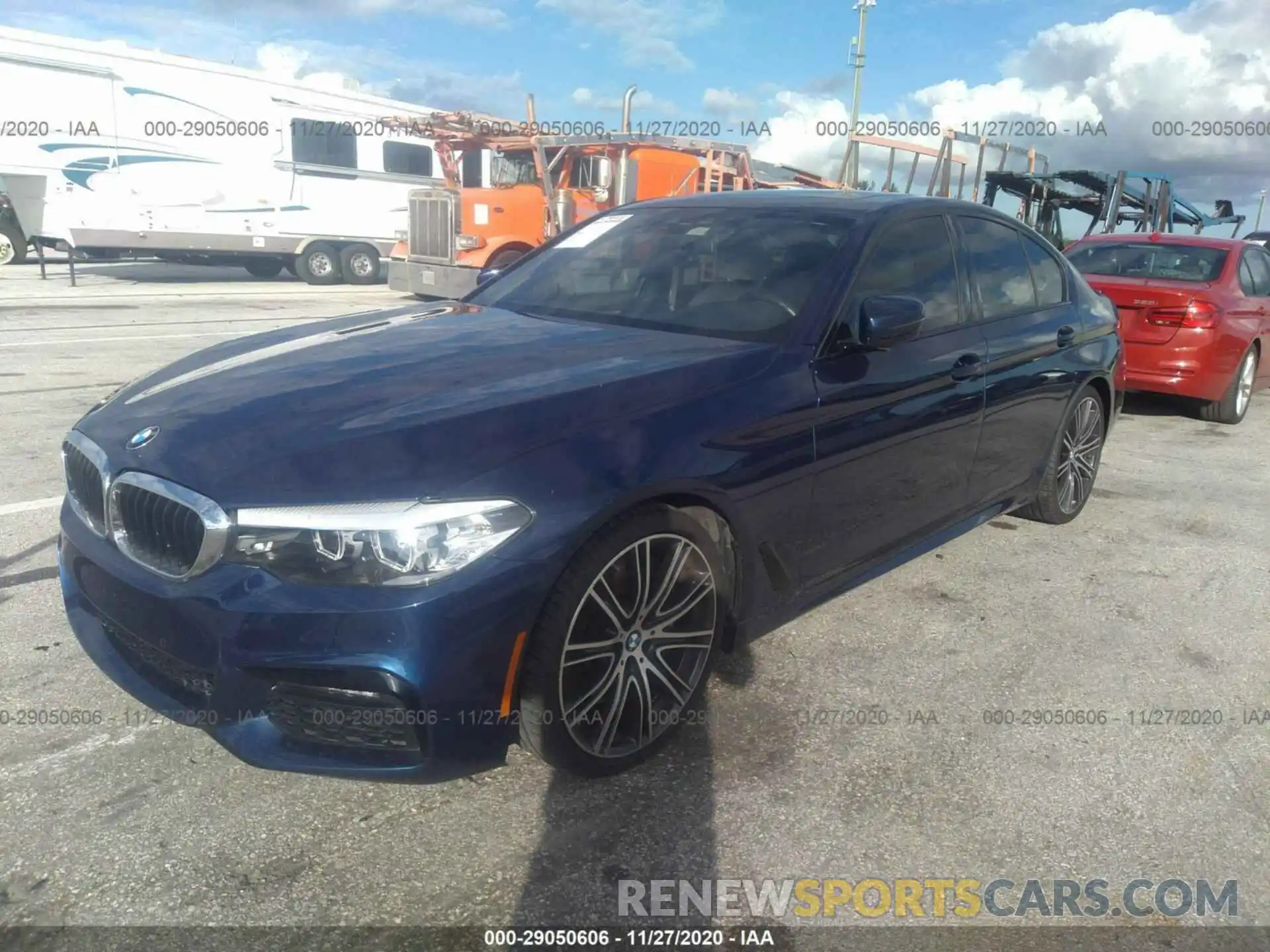 2 Photograph of a damaged car WBAJE5C51KWW27846 BMW 5 SERIES 2019