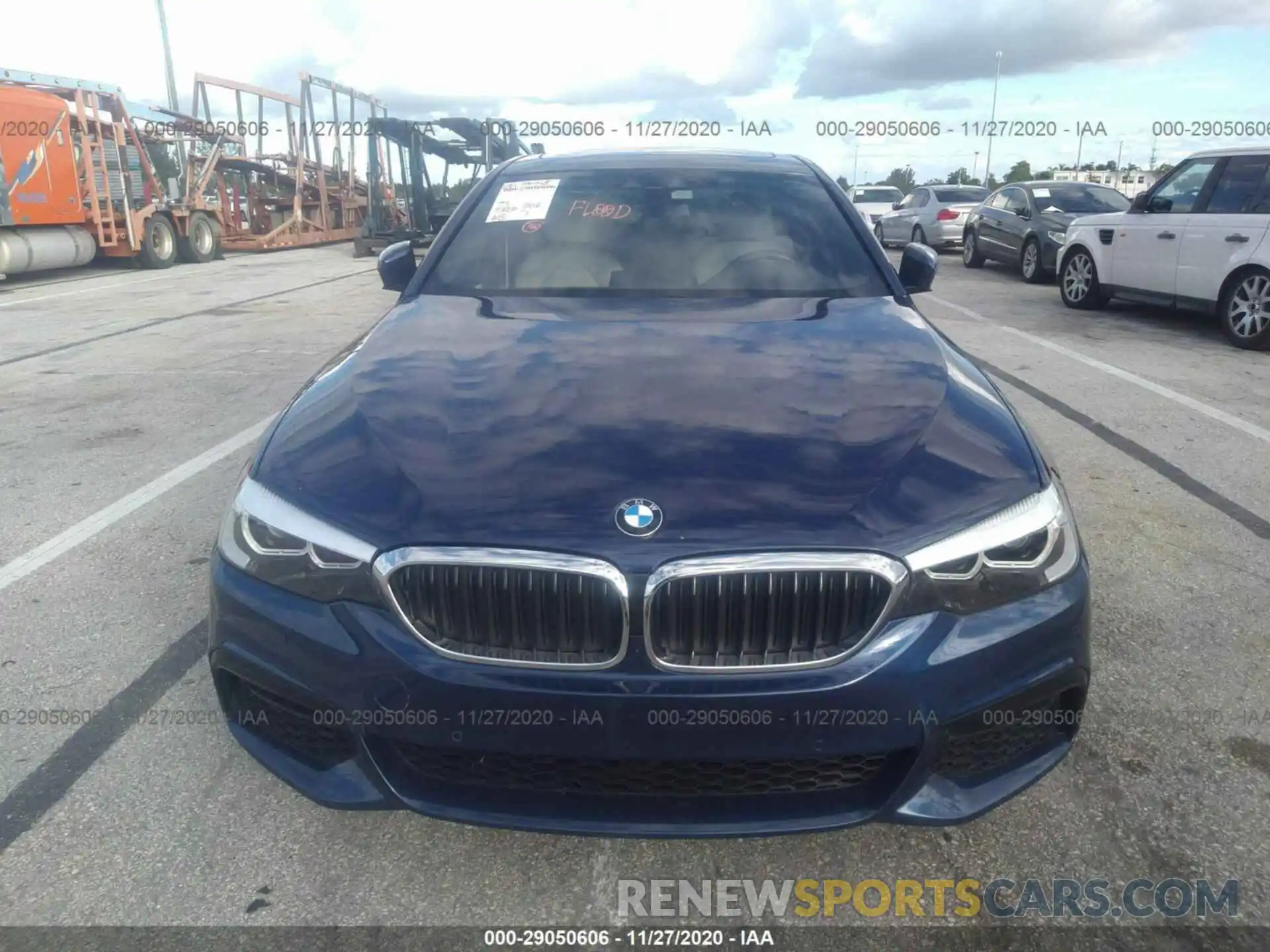 6 Photograph of a damaged car WBAJE5C51KWW27846 BMW 5 SERIES 2019