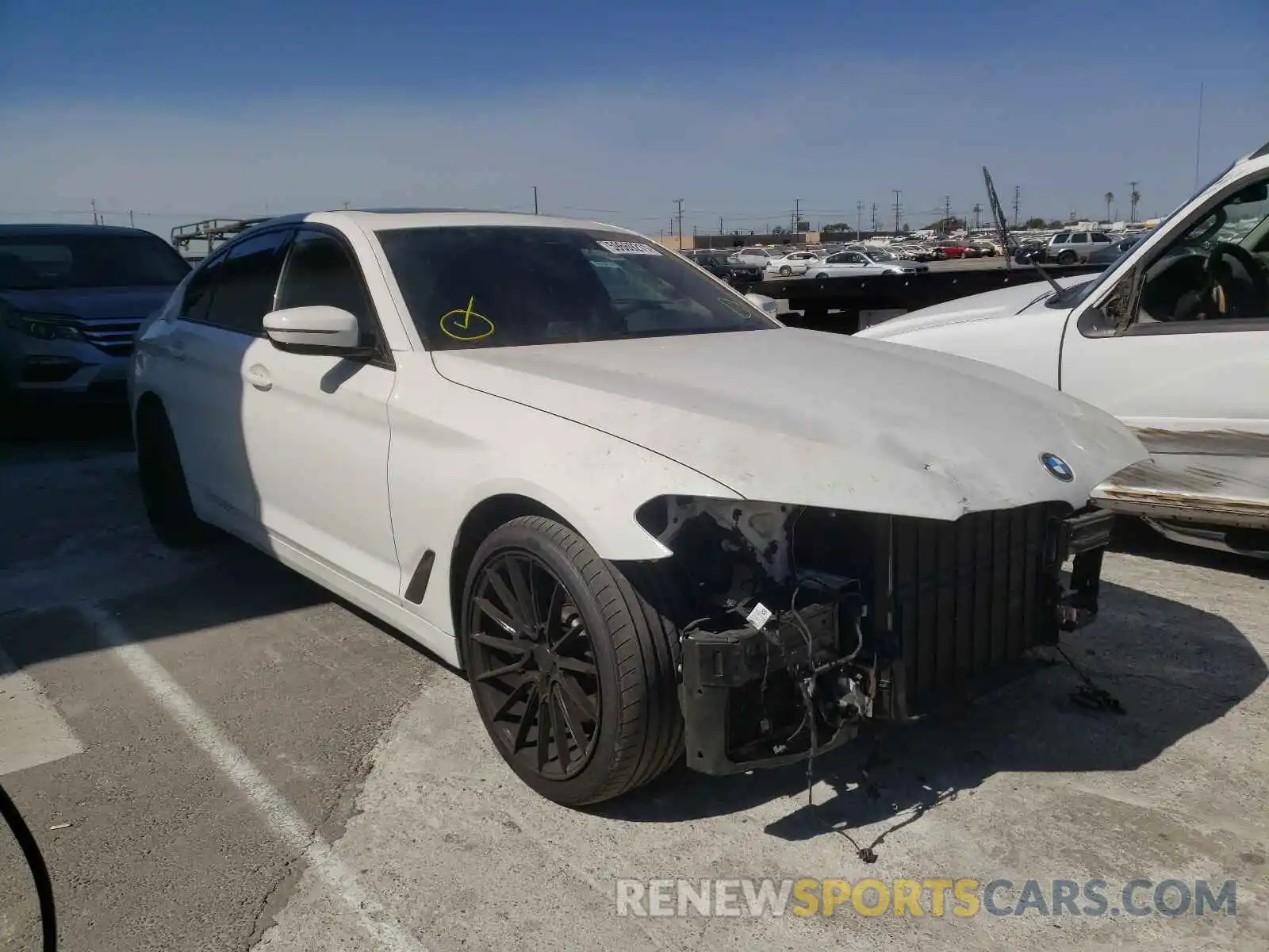 1 Photograph of a damaged car WBAJE5C52KG919872 BMW 5 SERIES 2019