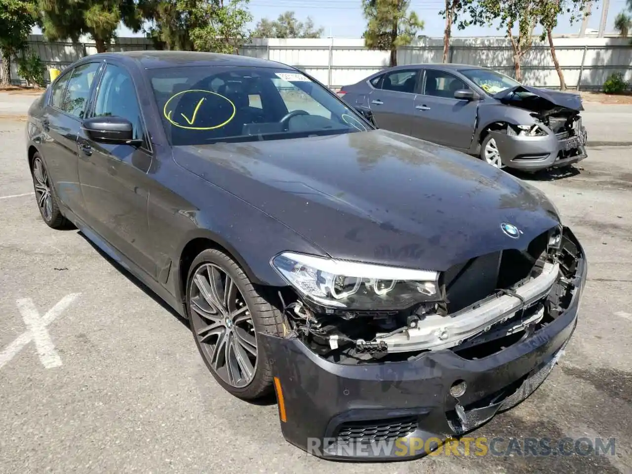 1 Photograph of a damaged car WBAJE5C52KWE66166 BMW 5 SERIES 2019