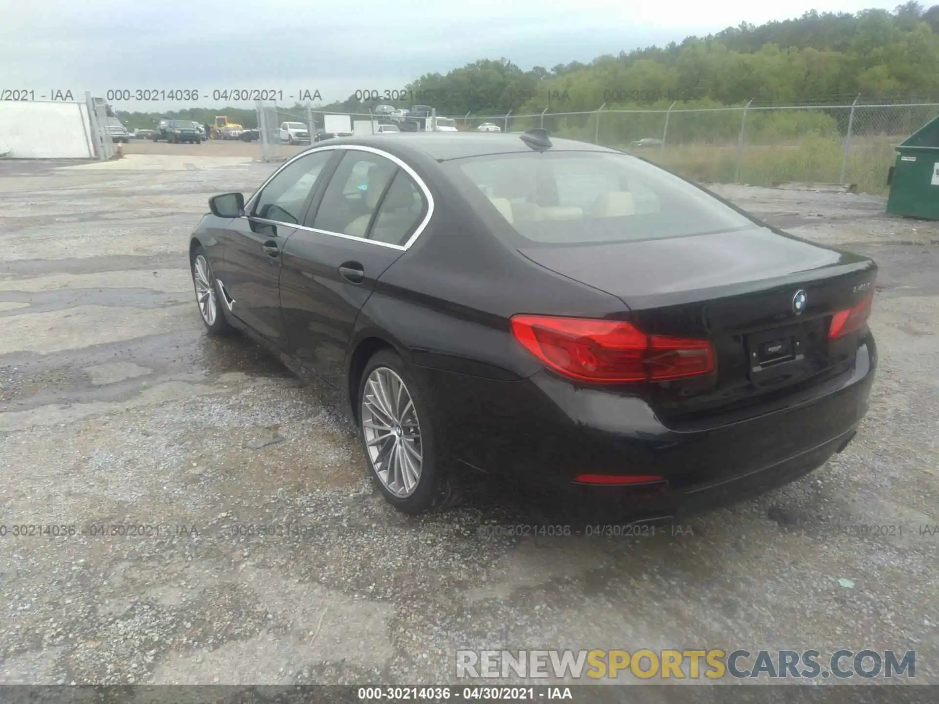 3 Photograph of a damaged car WBAJE5C52KWW37284 BMW 5 SERIES 2019