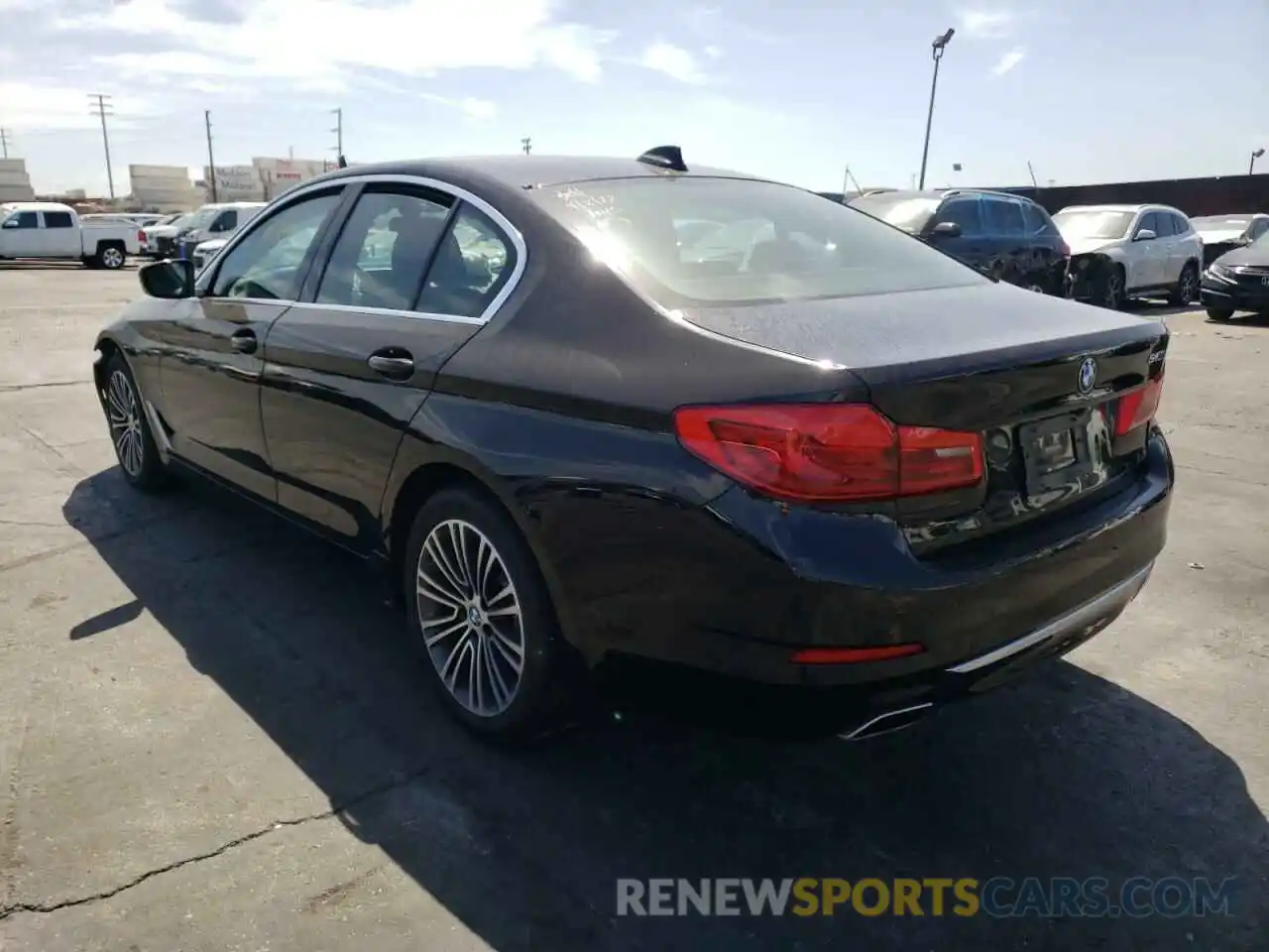 3 Photograph of a damaged car WBAJE5C52KWW47099 BMW 5 SERIES 2019