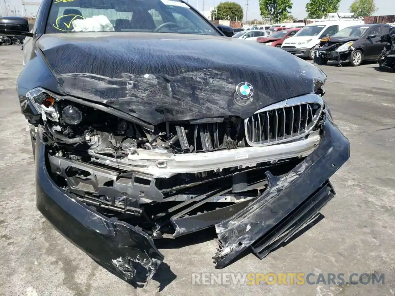 9 Photograph of a damaged car WBAJE5C52KWW47099 BMW 5 SERIES 2019