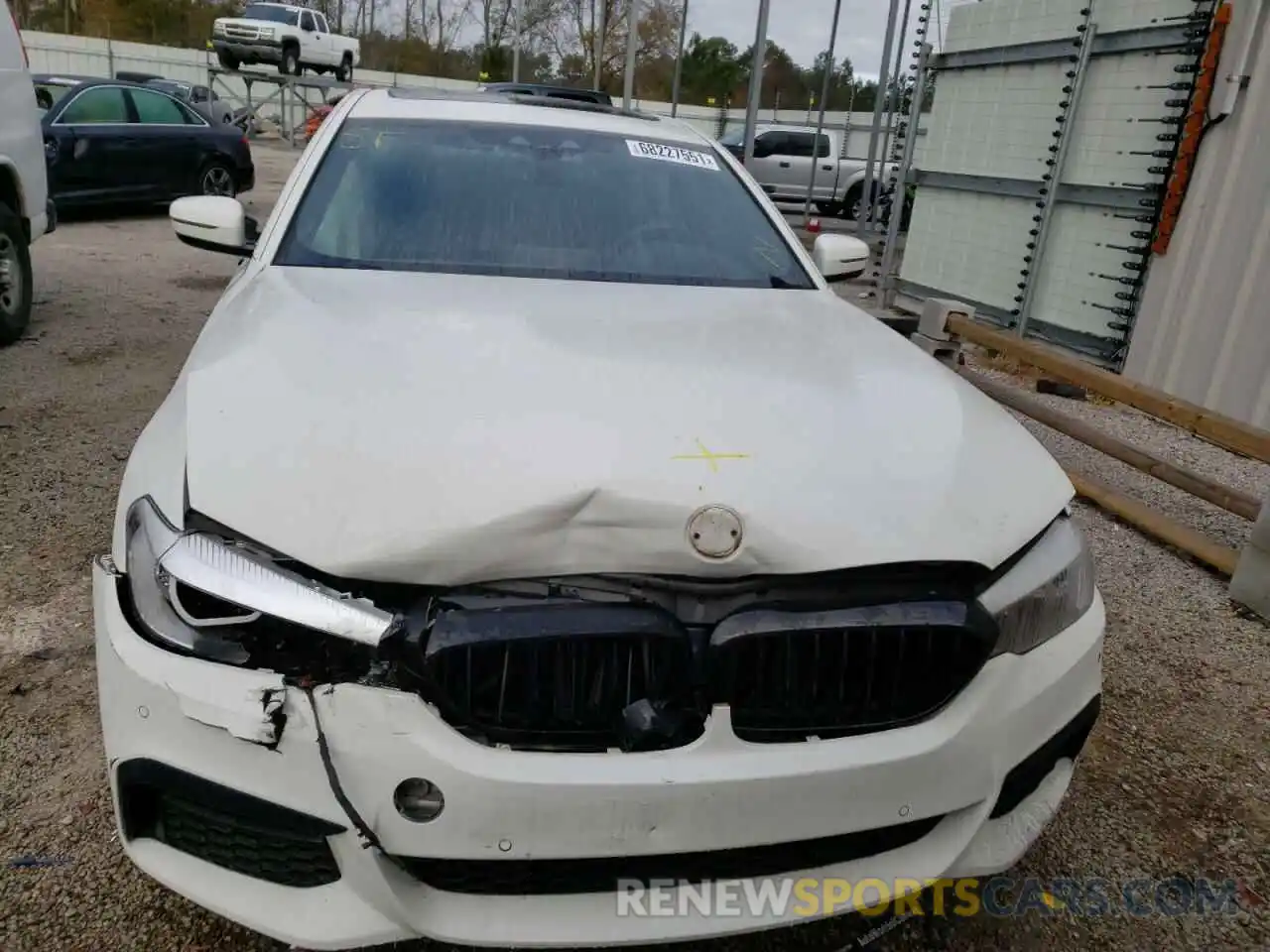 7 Photograph of a damaged car WBAJE5C53KBM76998 BMW 5 SERIES 2019