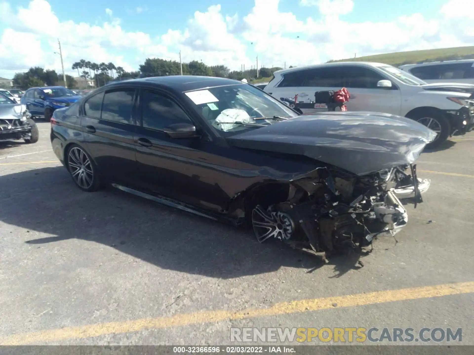 1 Photograph of a damaged car WBAJE5C53KWA98760 BMW 5 SERIES 2019