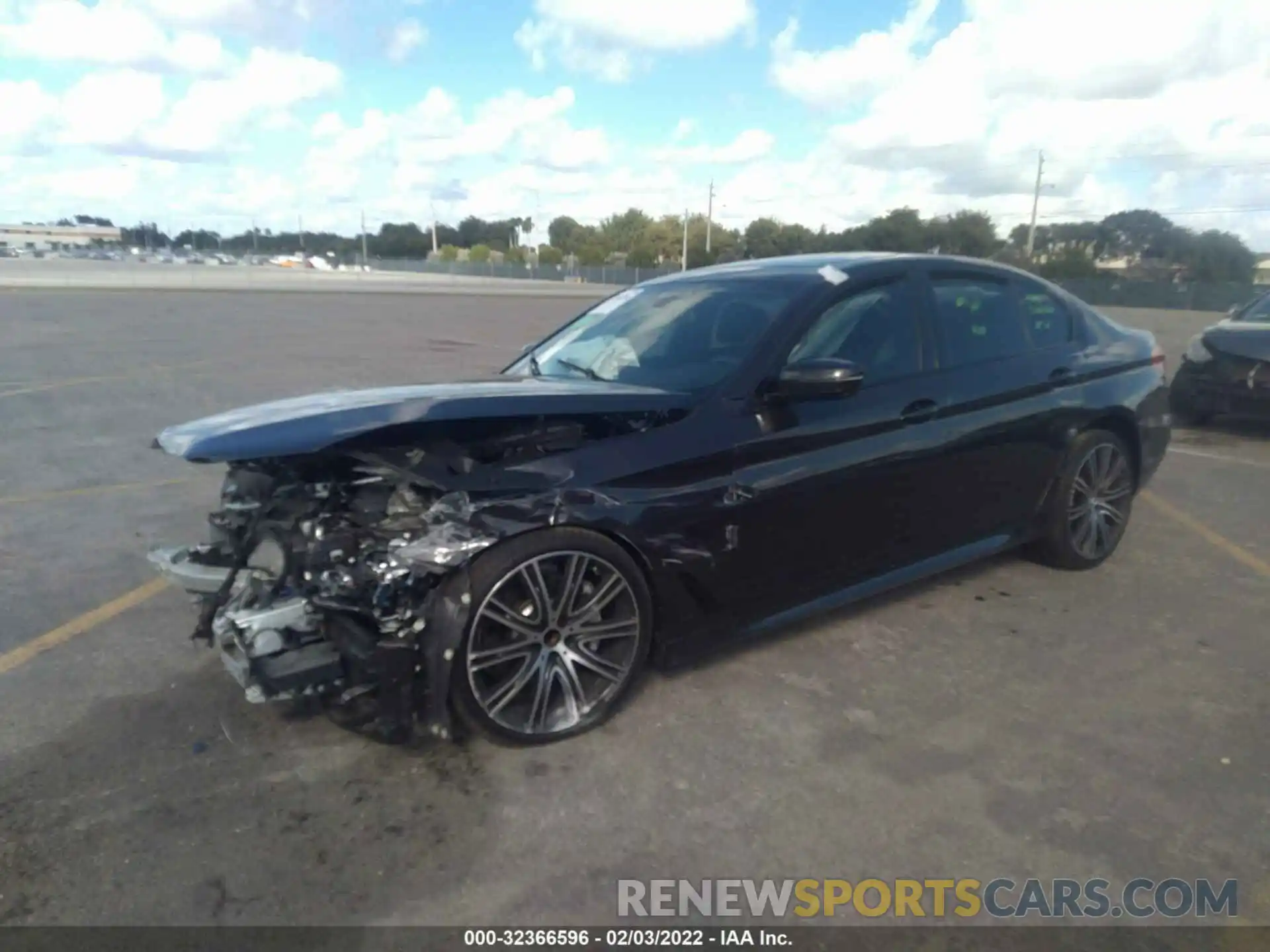 2 Photograph of a damaged car WBAJE5C53KWA98760 BMW 5 SERIES 2019