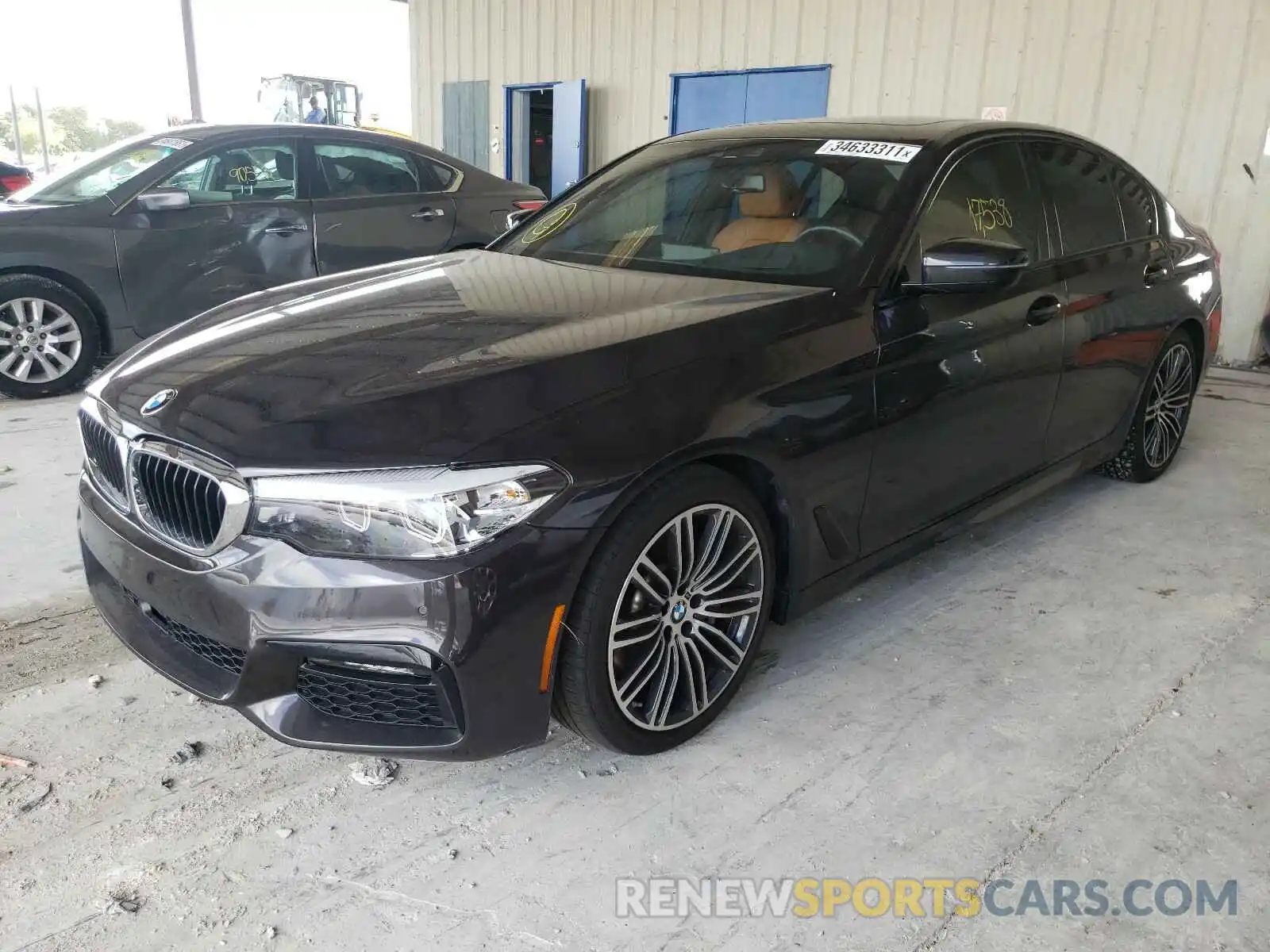 2 Photograph of a damaged car WBAJE5C53KWW07971 BMW 5 SERIES 2019