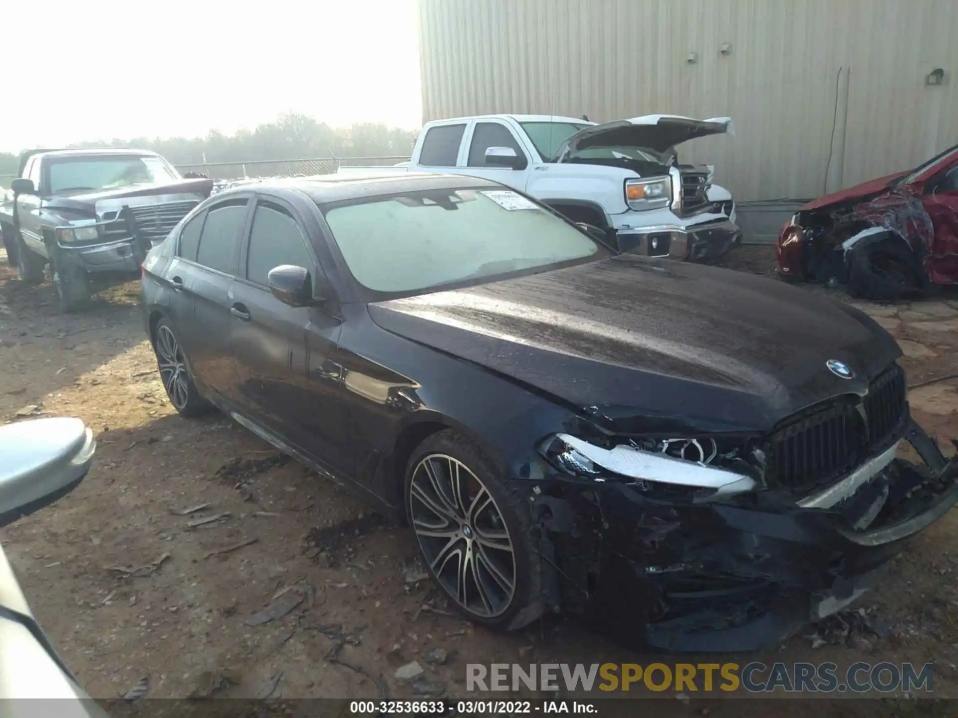 1 Photograph of a damaged car WBAJE5C53KWW18954 BMW 5 SERIES 2019