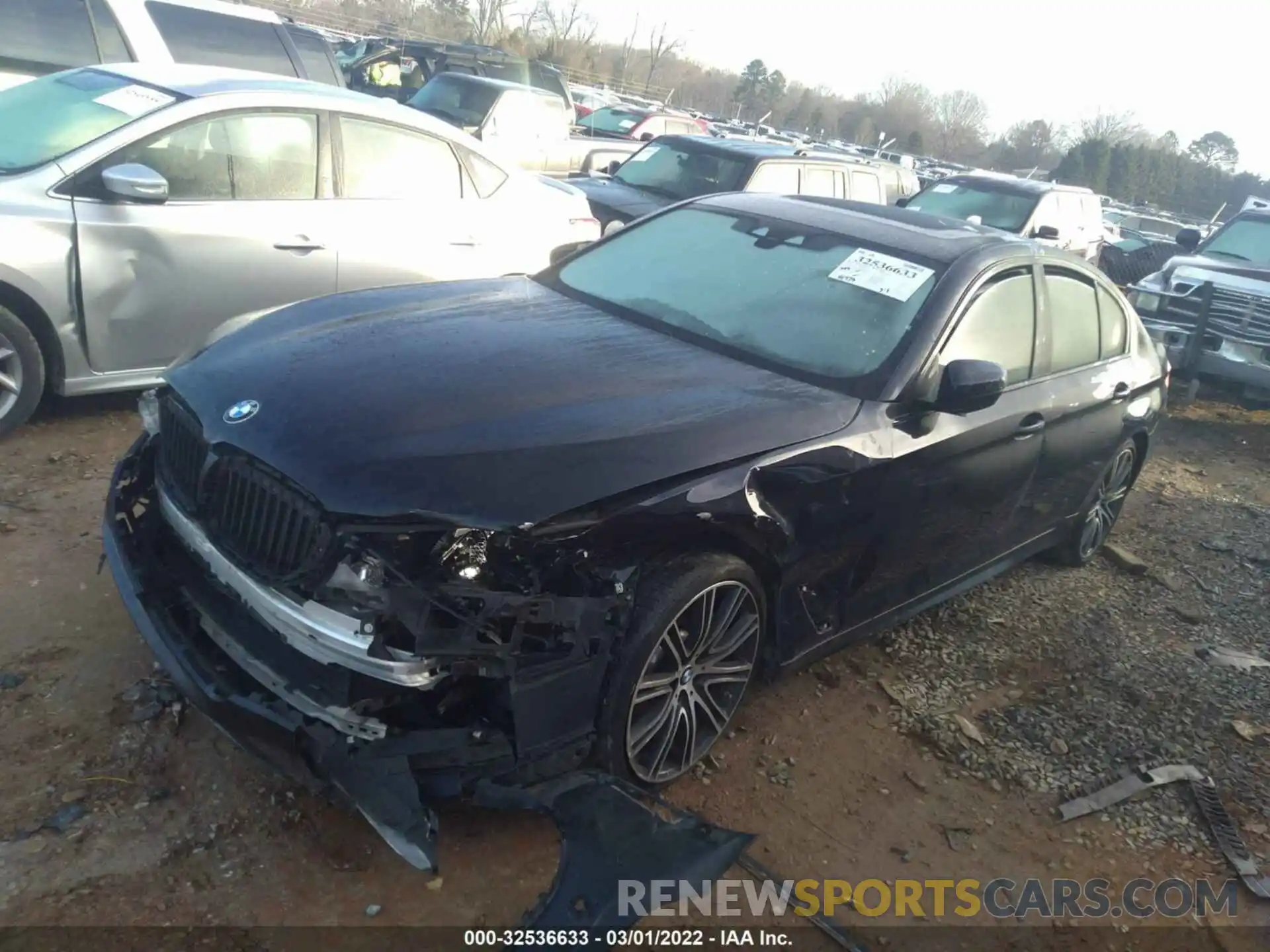 2 Photograph of a damaged car WBAJE5C53KWW18954 BMW 5 SERIES 2019