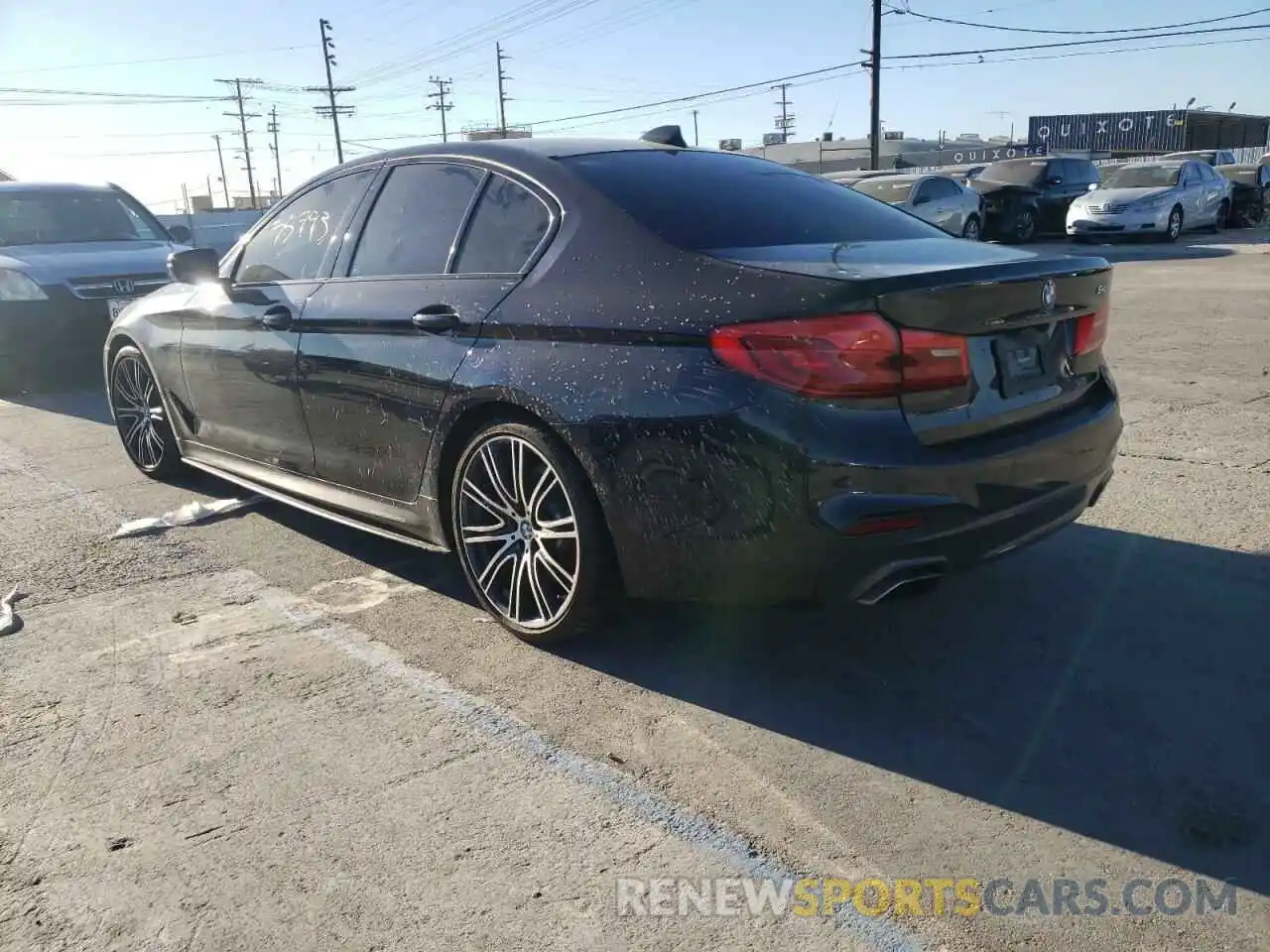 3 Photograph of a damaged car WBAJE5C54KG919095 BMW 5 SERIES 2019