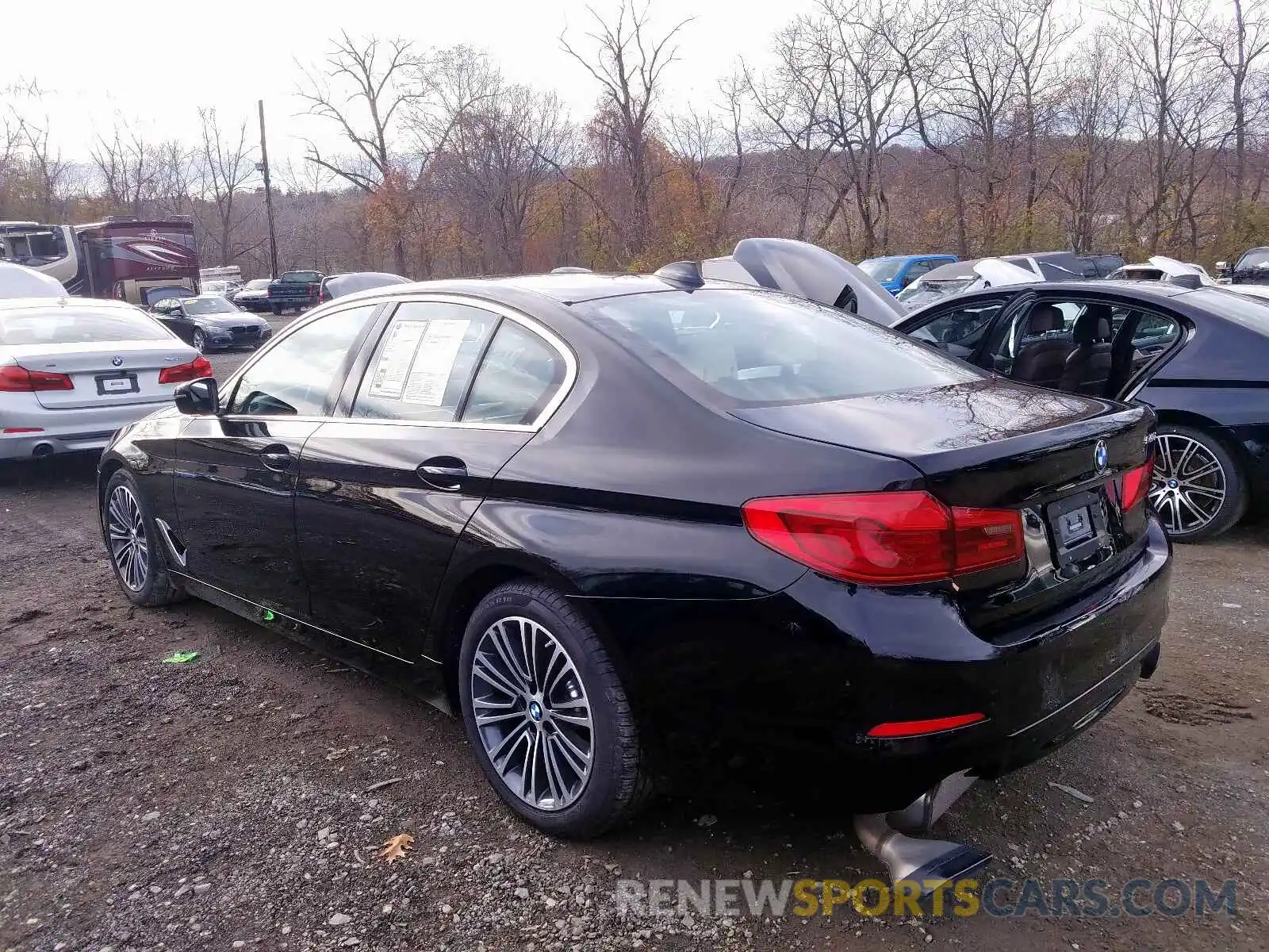 3 Photograph of a damaged car WBAJE5C54KWW11172 BMW 5 SERIES 2019