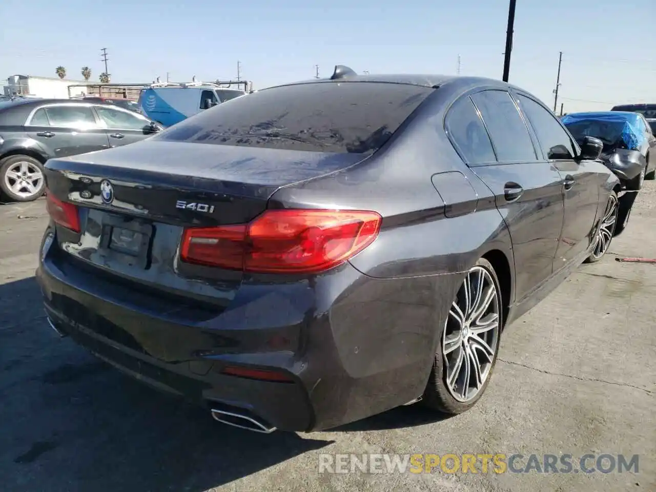 4 Photograph of a damaged car WBAJE5C54KWW11463 BMW 5 SERIES 2019