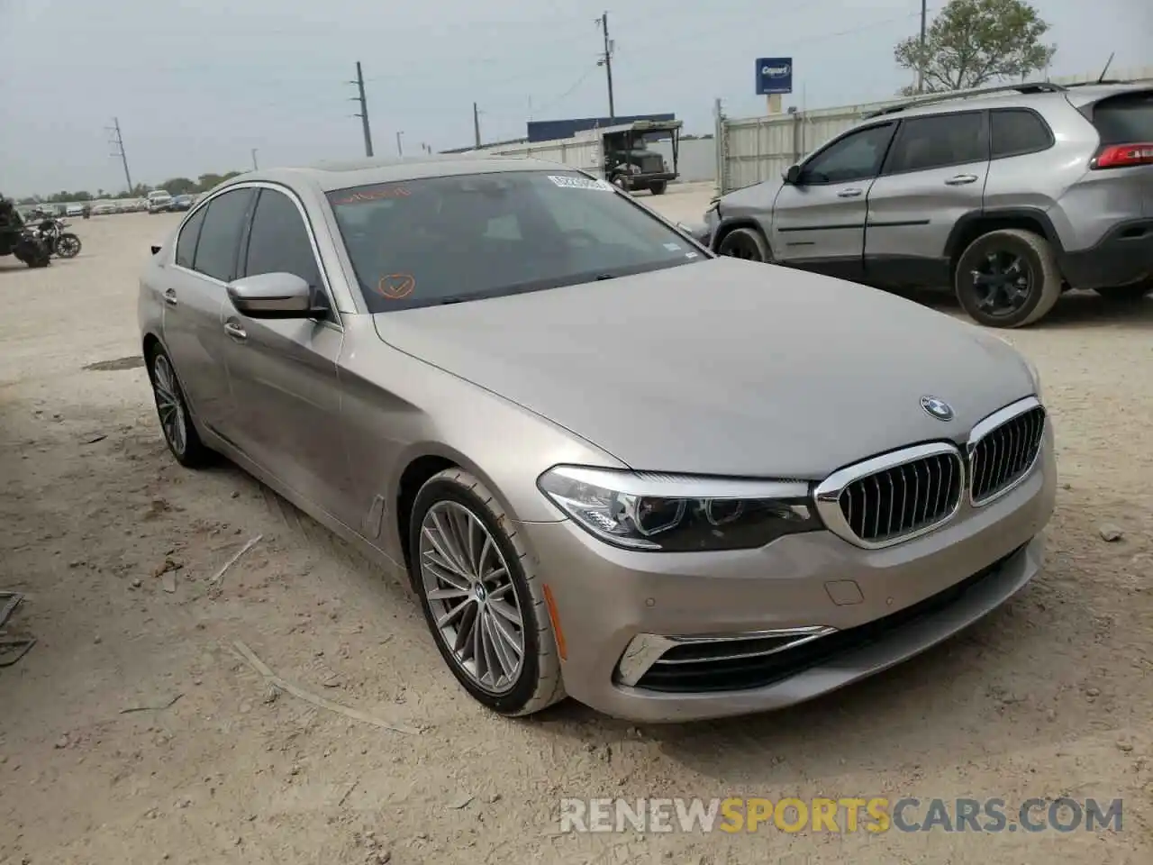 1 Photograph of a damaged car WBAJE5C54KWW16596 BMW 5 SERIES 2019