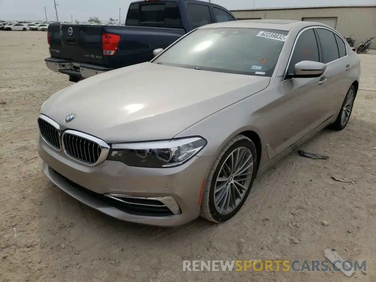 2 Photograph of a damaged car WBAJE5C54KWW16596 BMW 5 SERIES 2019