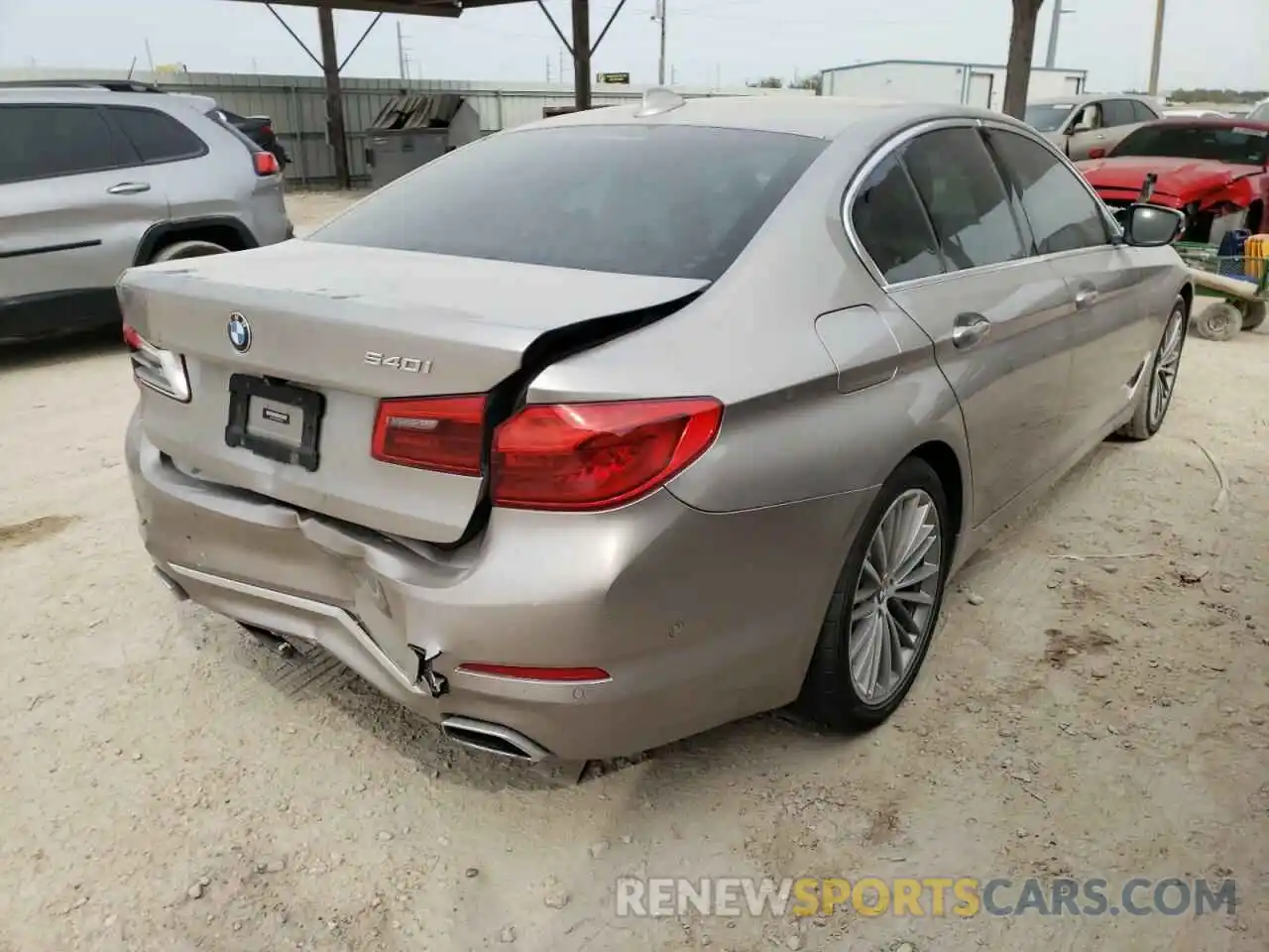 4 Photograph of a damaged car WBAJE5C54KWW16596 BMW 5 SERIES 2019