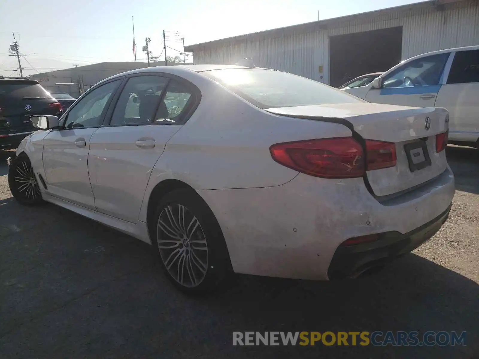 3 Photograph of a damaged car WBAJE5C55KWE66422 BMW 5 SERIES 2019