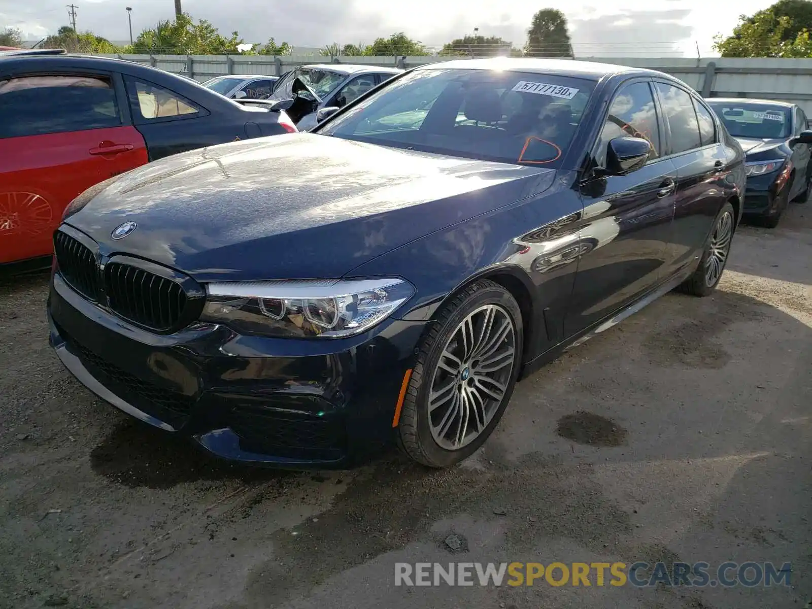 2 Photograph of a damaged car WBAJE5C56KWW02411 BMW 5 SERIES 2019