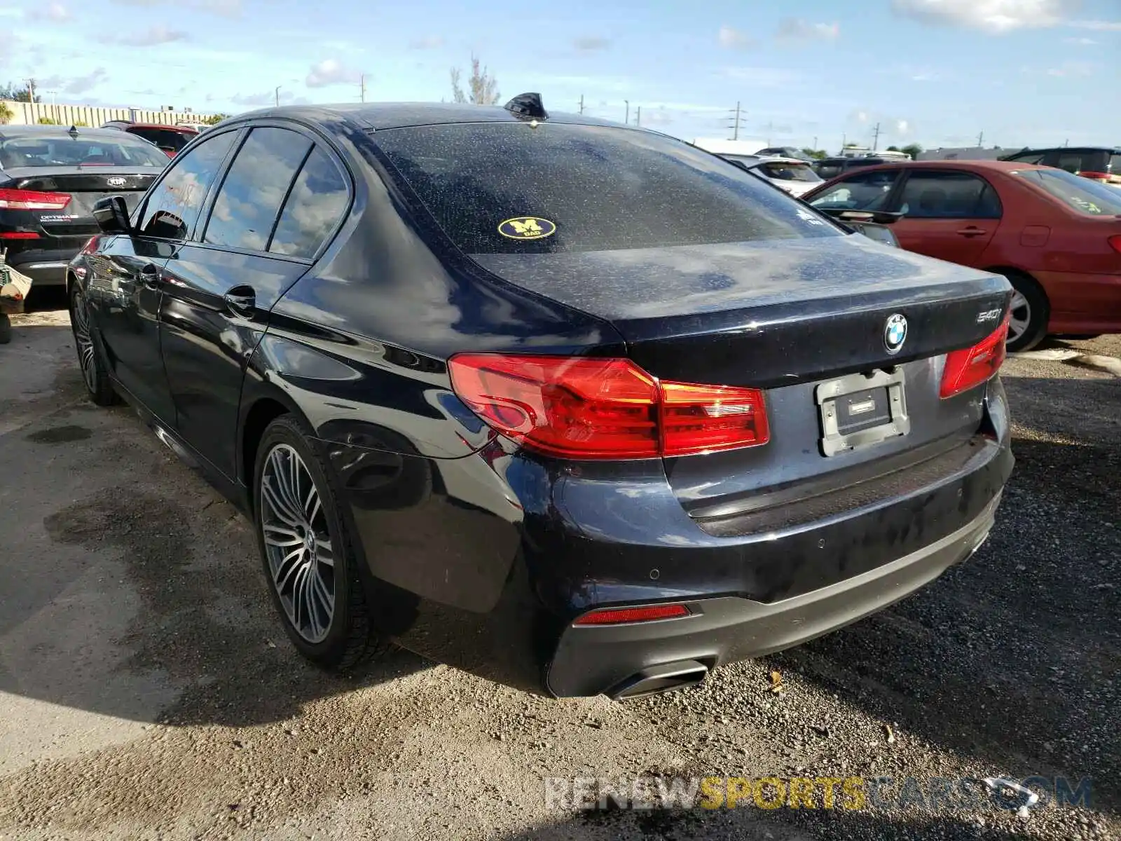 3 Photograph of a damaged car WBAJE5C56KWW02411 BMW 5 SERIES 2019