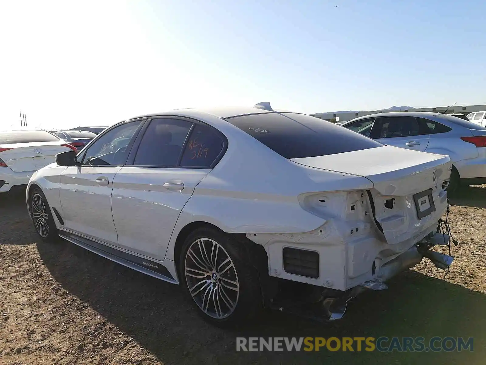 3 Photograph of a damaged car WBAJE5C56KWW12789 BMW 5 SERIES 2019