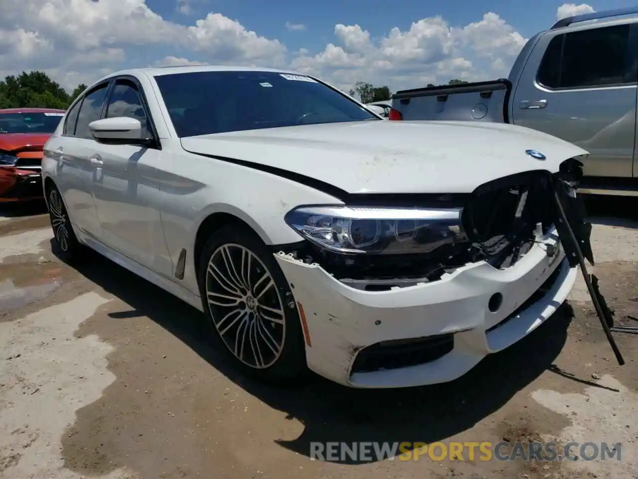 1 Photograph of a damaged car WBAJE5C57KWA98647 BMW 5 SERIES 2019