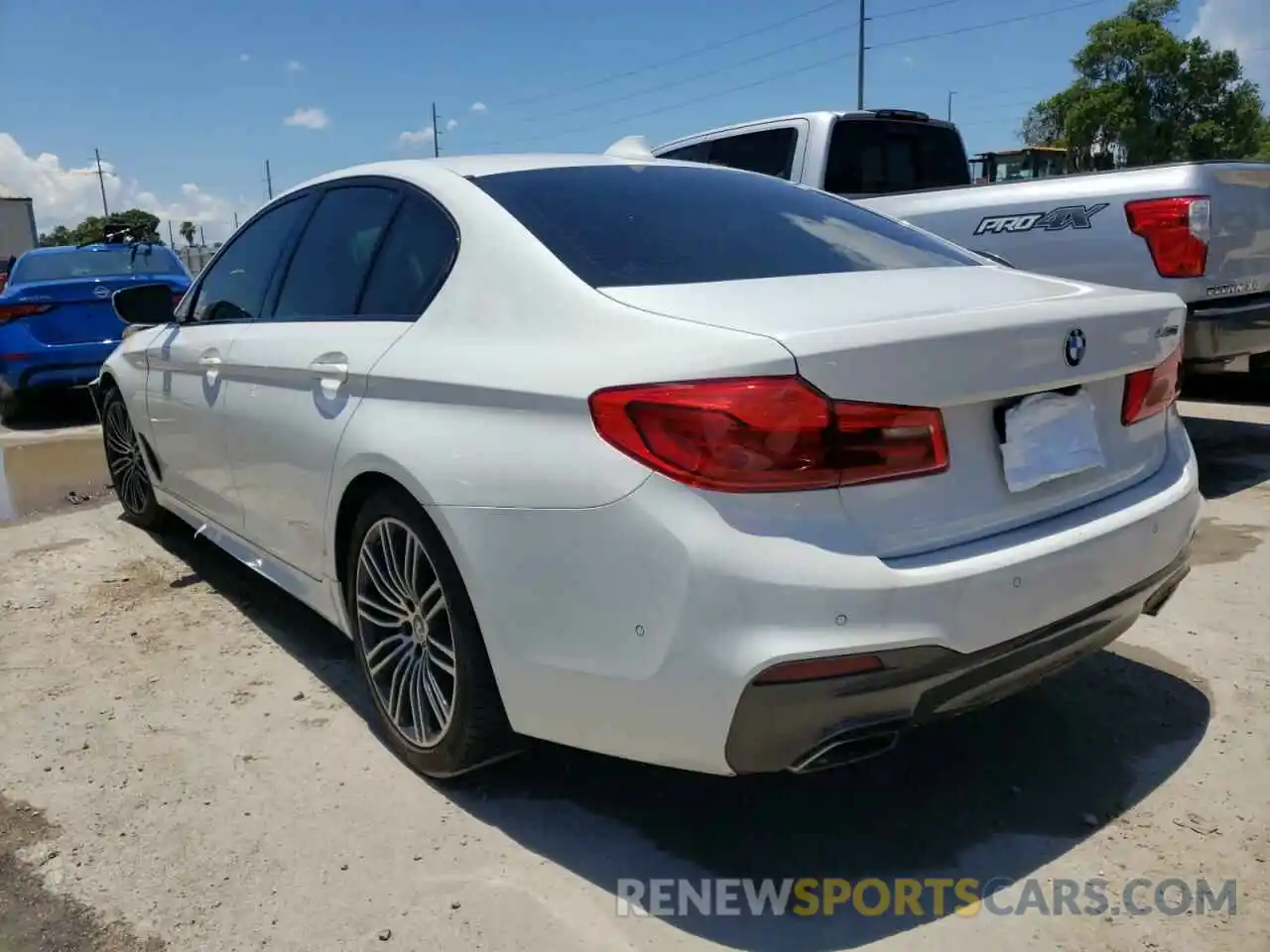 3 Photograph of a damaged car WBAJE5C57KWA98647 BMW 5 SERIES 2019