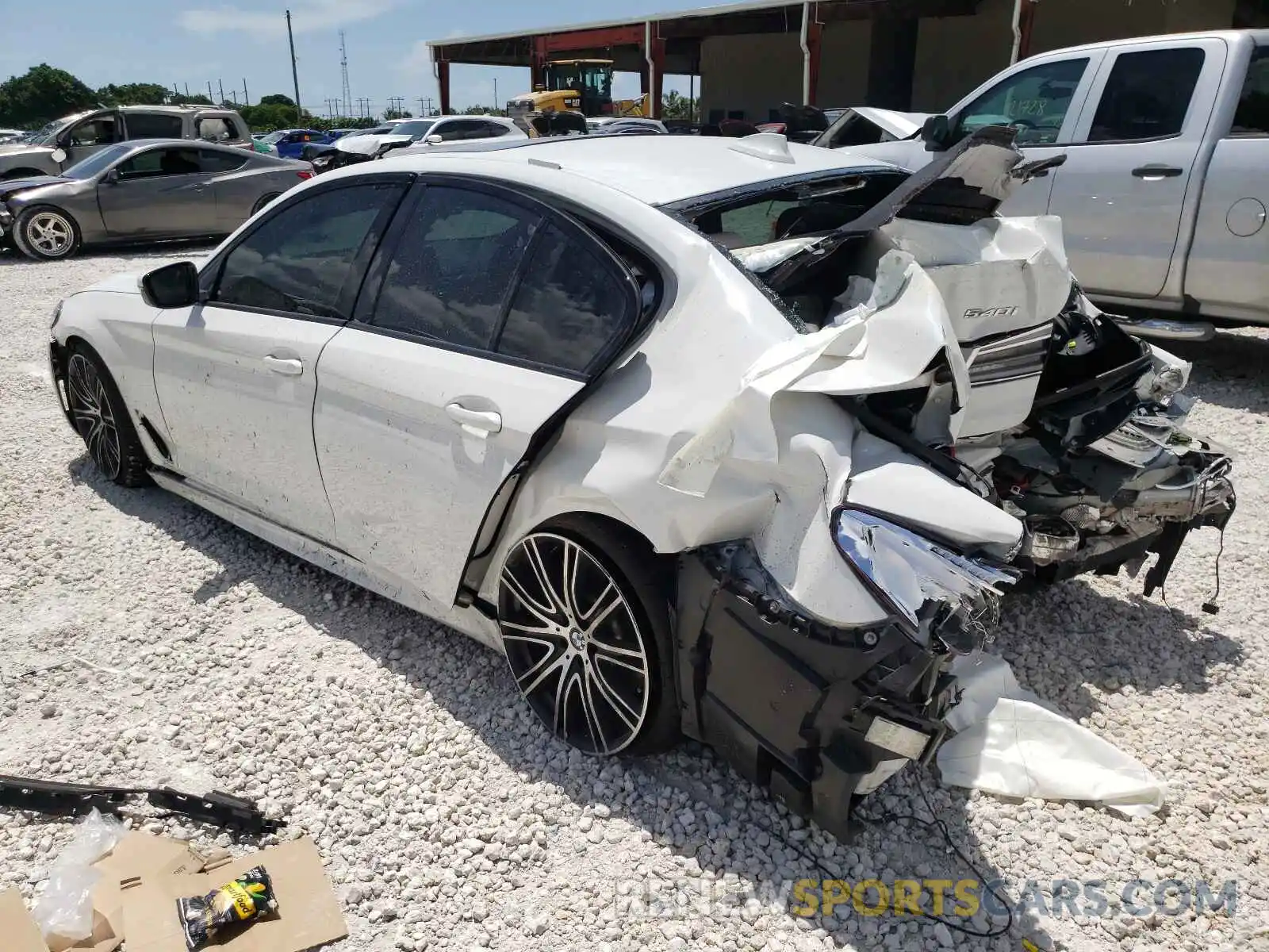 3 Photograph of a damaged car WBAJE5C57KWA98759 BMW 5 SERIES 2019