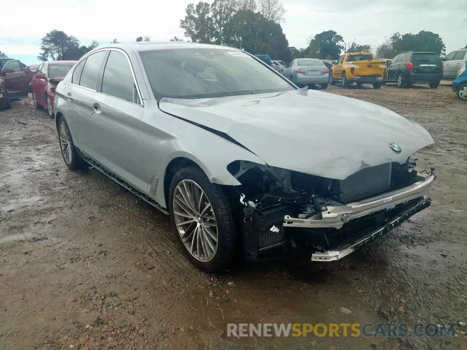 1 Photograph of a damaged car WBAJE5C57KWW07956 BMW 5 SERIES 2019