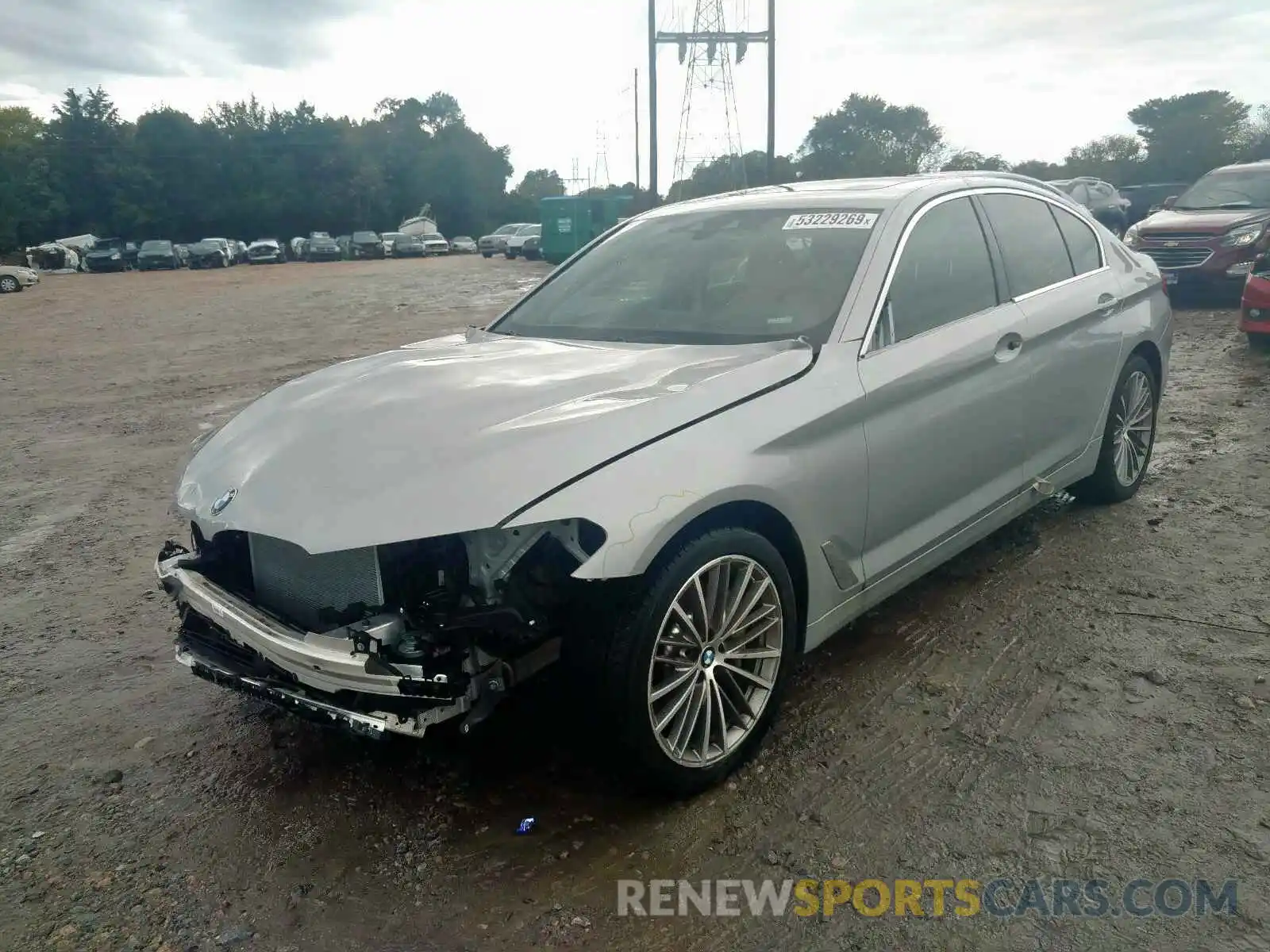 2 Photograph of a damaged car WBAJE5C57KWW07956 BMW 5 SERIES 2019