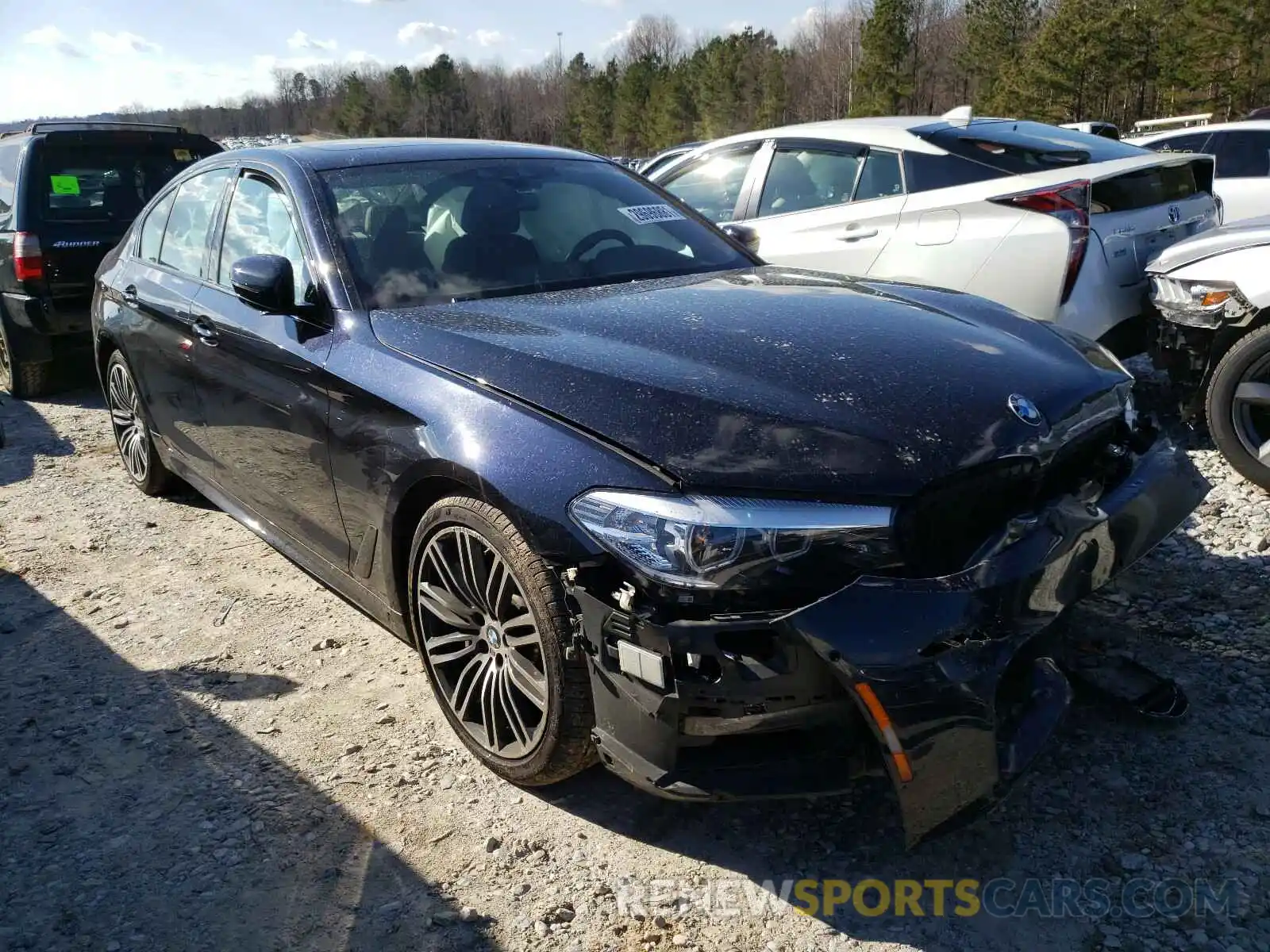 1 Photograph of a damaged car WBAJE5C57KWW17483 BMW 5 SERIES 2019